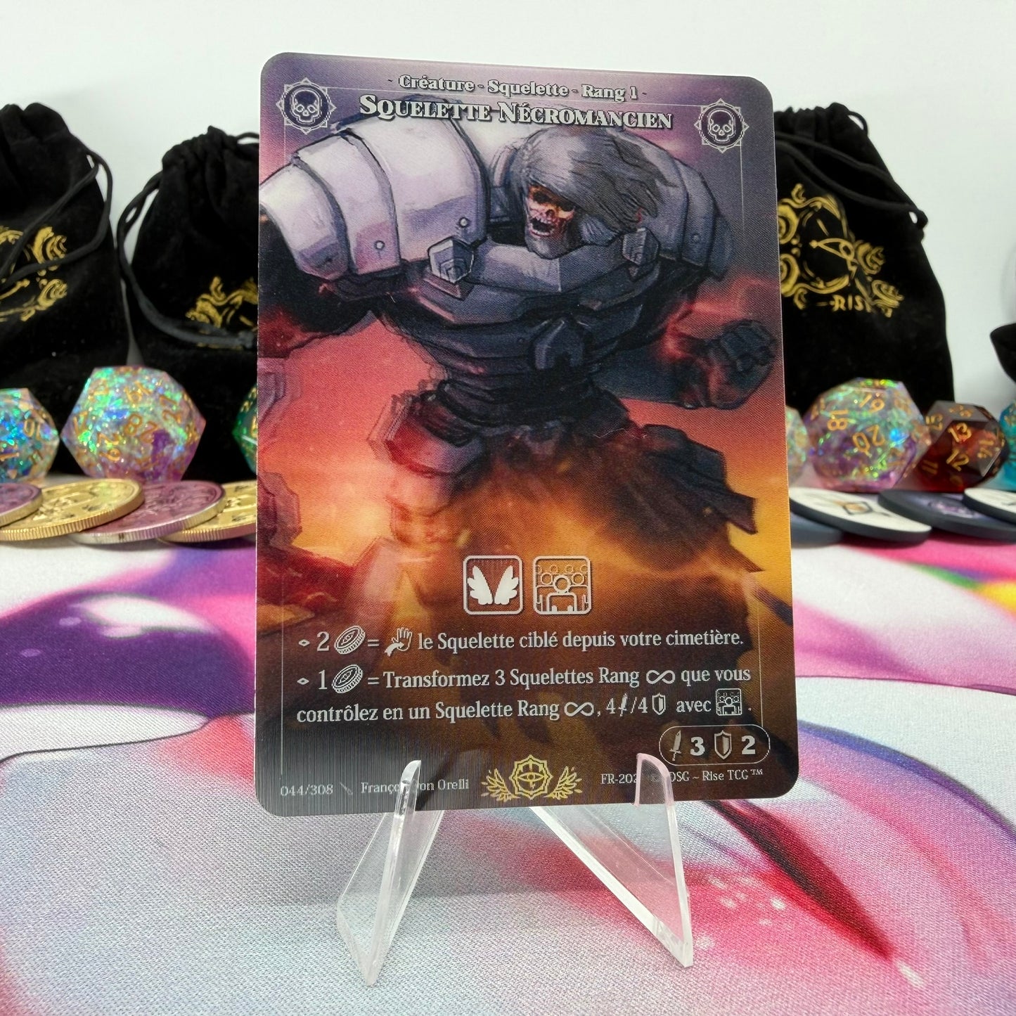 #578 Squelette Necromancien | 044/308 | Depth Lenticular | Lenticular Deck | Uncommon (FR)