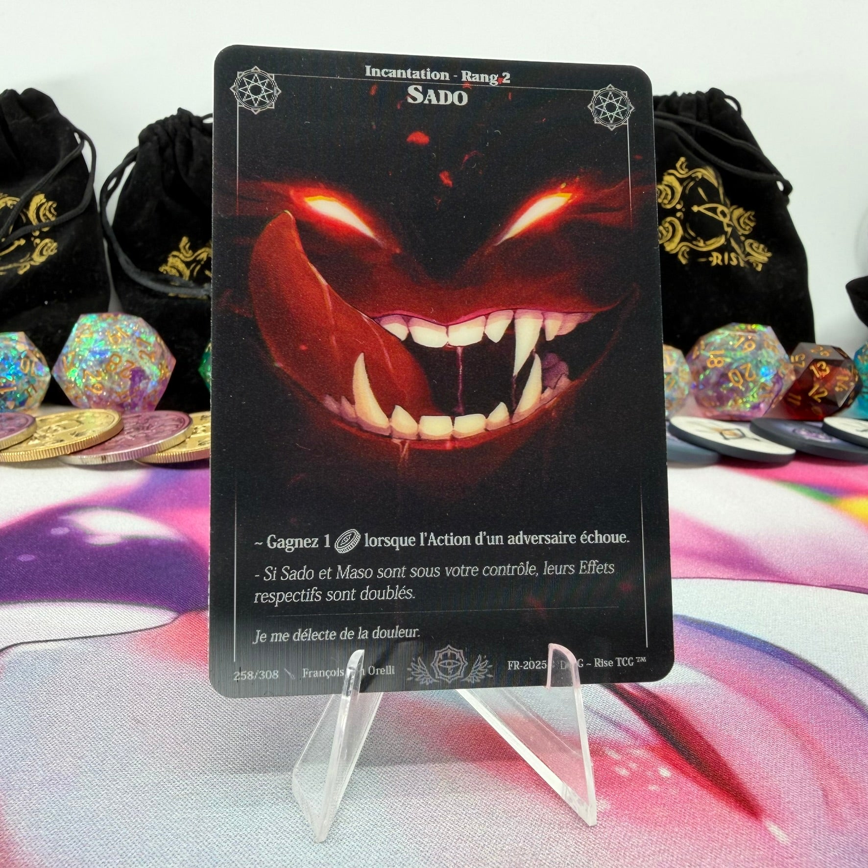 #580 Sado | 258/308 | Depth Lenticular | Lenticular Deck | Uncommon (FR)