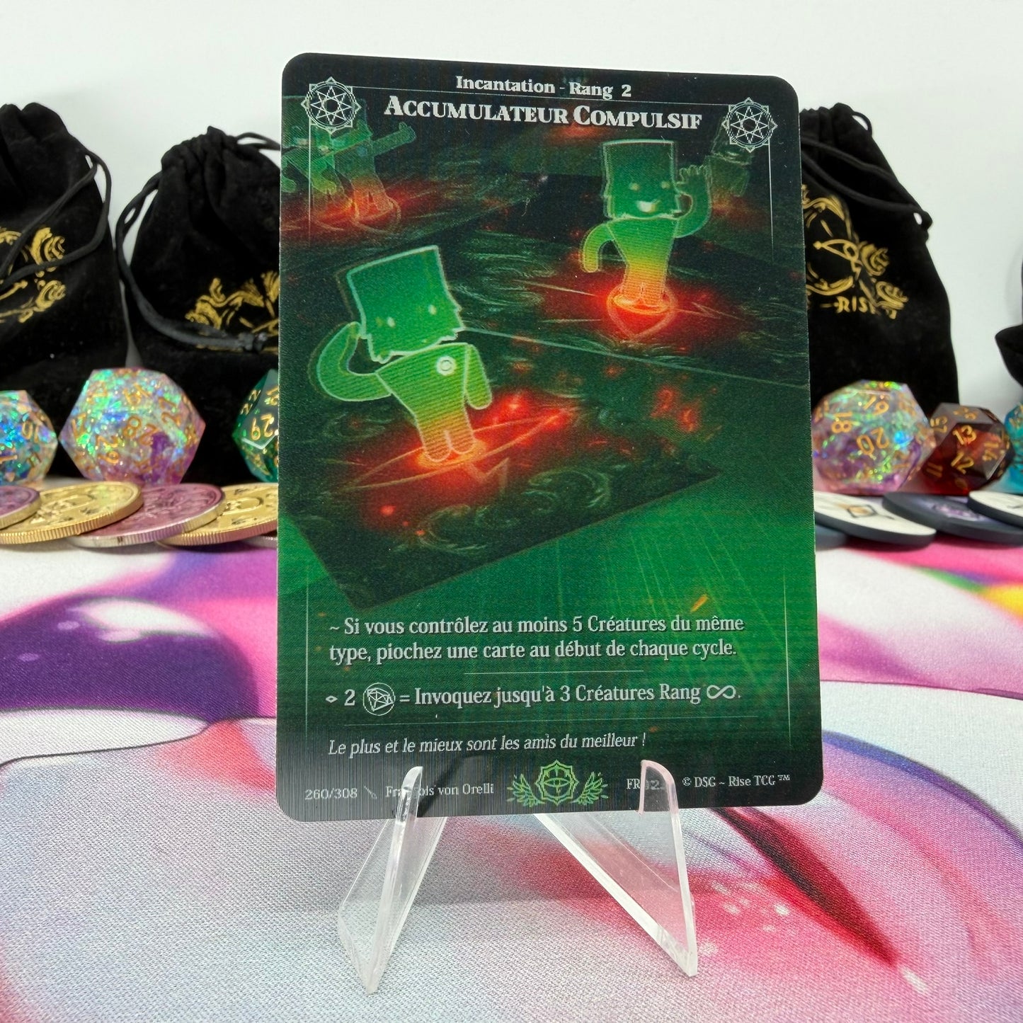 #582 Accumulateur Compulsiv | 260/308 | Depth Lenticular | Lenticular Deck | Uncommon (FR)