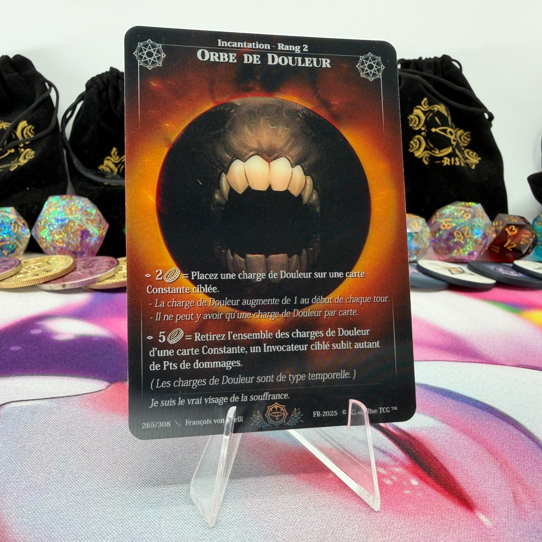 #583 Orbe De Douleur | 265/308 | Depth Lenticular | Lenticular Deck | Uncommon (FR)
