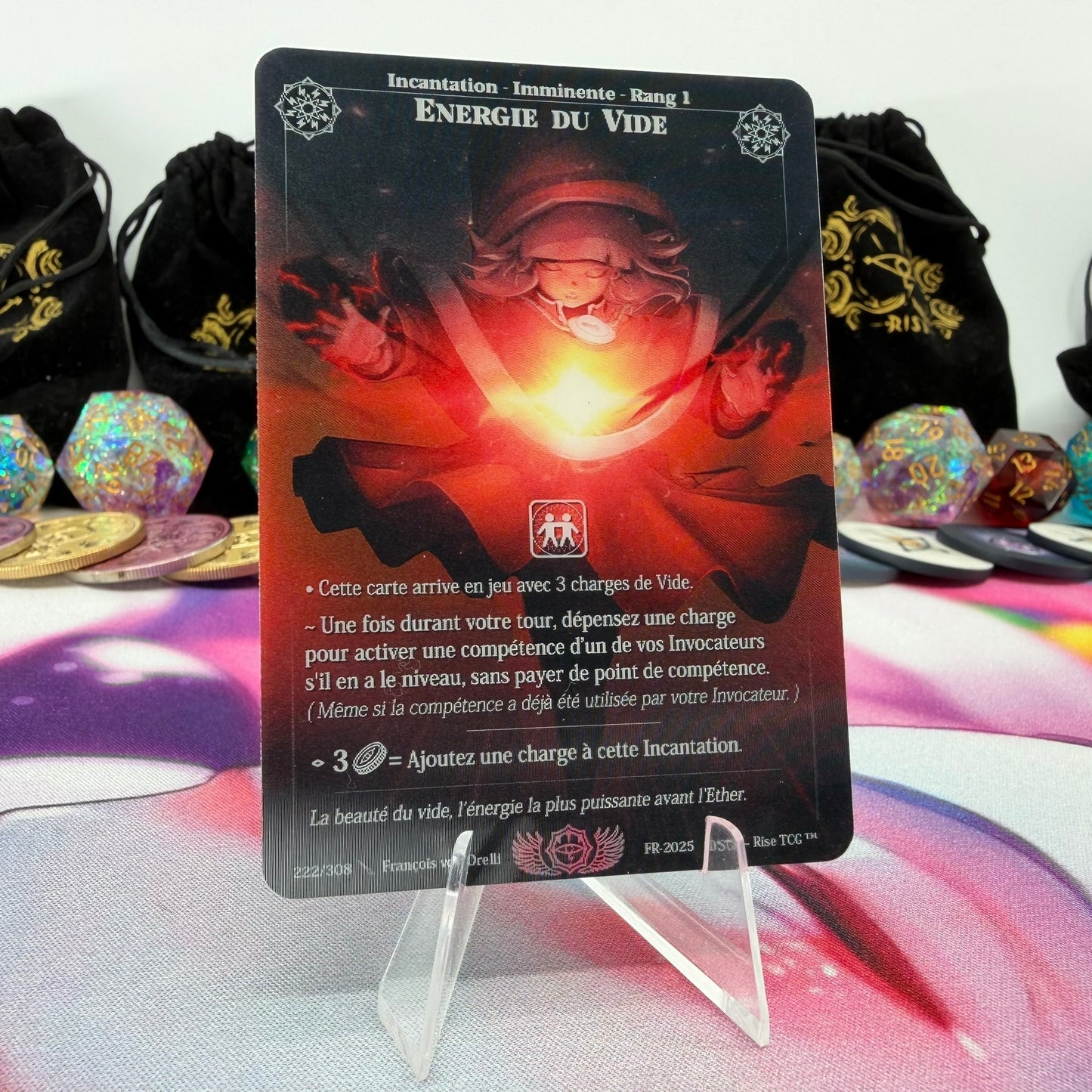 #586 Energie Du Vide | 222/308 | Depth Lenticular | Lenticular Deck | Rare (FR)