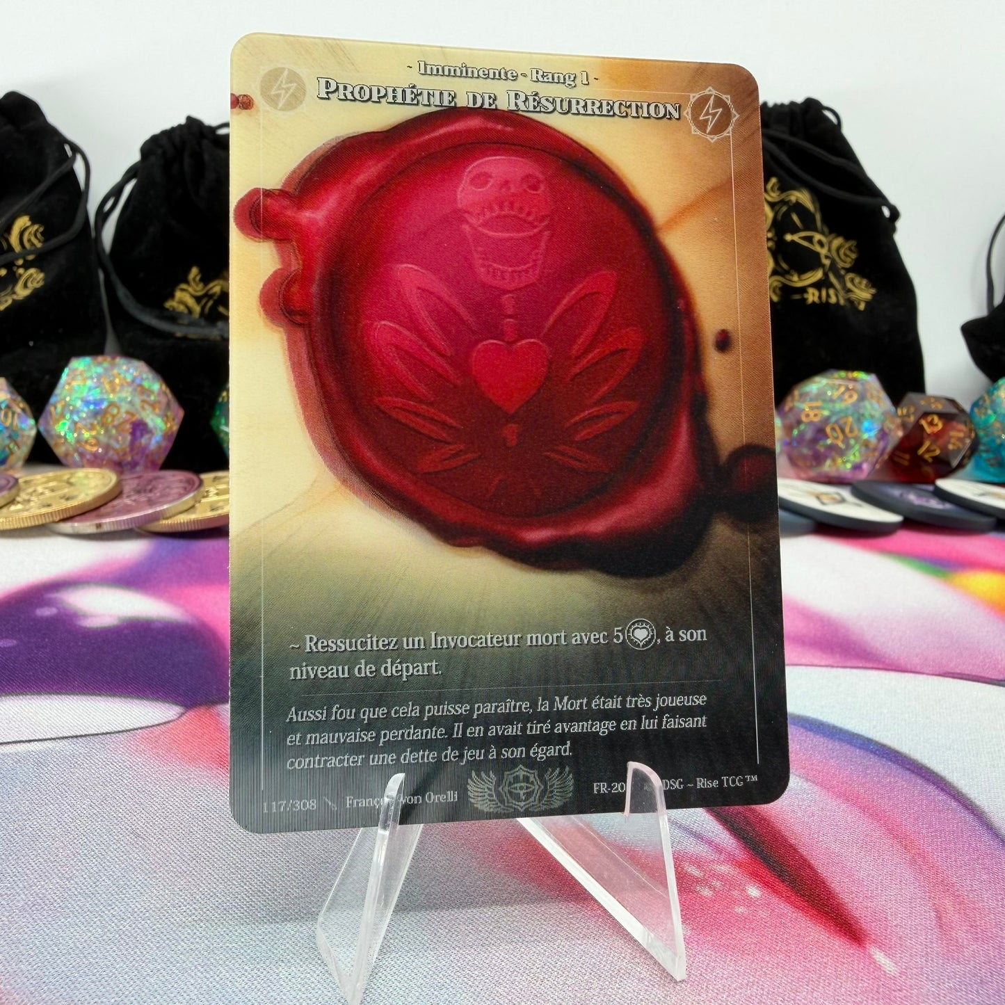 #590 Prophetie De Resurrection | 117/308 | Depth Lenticular | Lenticular Deck | Rare (FR)