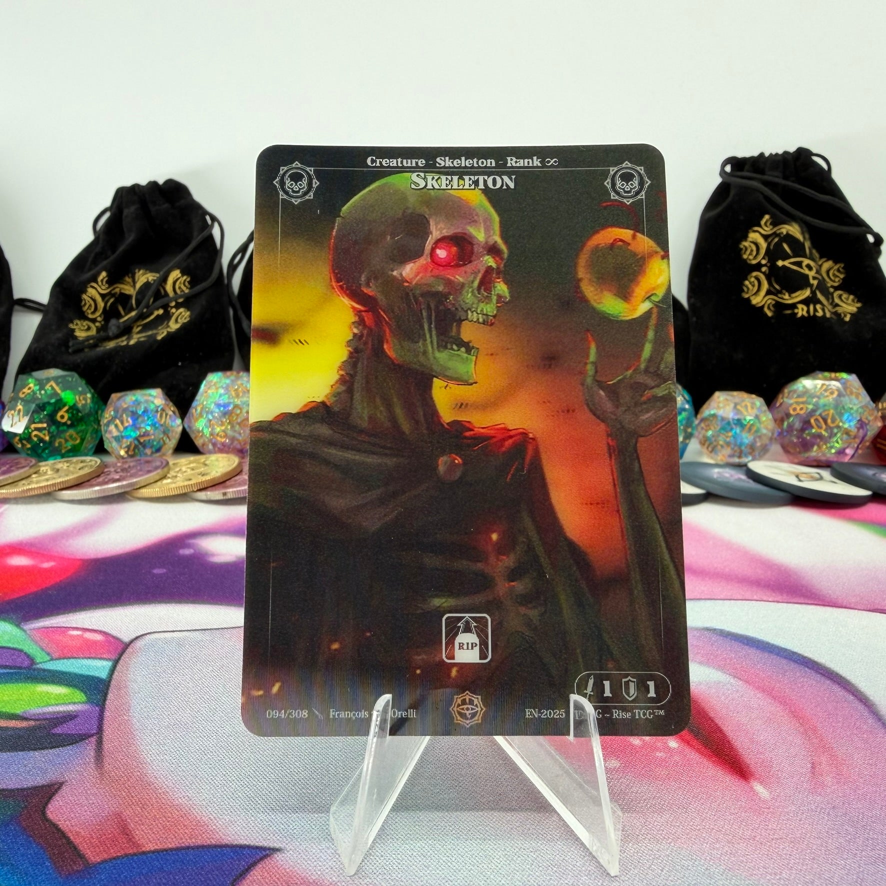 #595 Skeleton | 094/308 | Depth Lenticular | Lenticular Deck | Common (EN)
