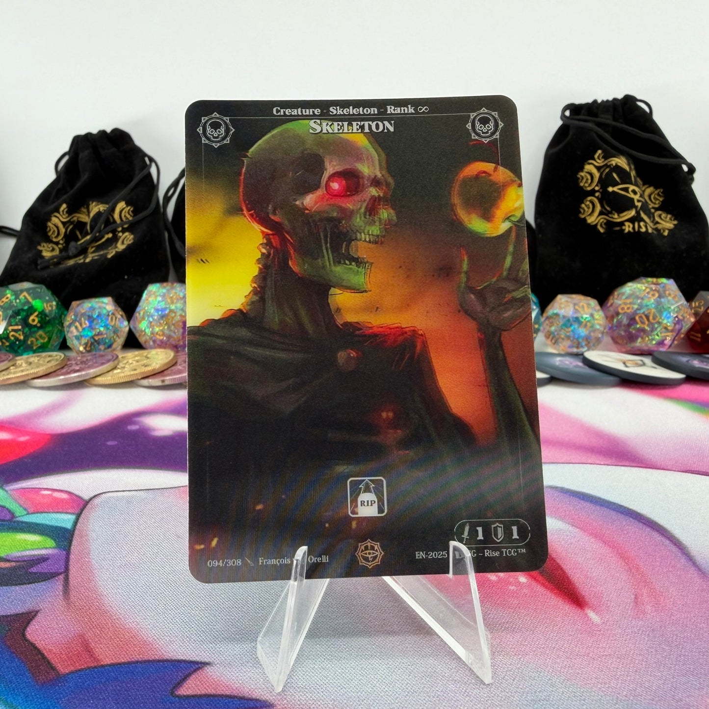 #599 Skeleton | 094/308 | Depth Lenticular | Lenticular Deck | Common (EN)