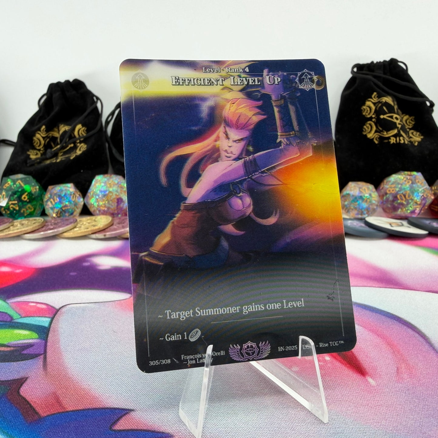 #608 Efficient Level Up | 305/308 | Depth Lenticular | Lenticular Deck | Rare (EN)
