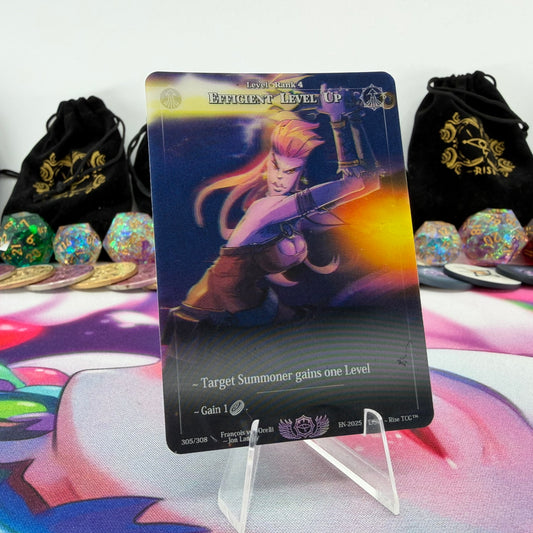 #608 Efficient Level Up | 305/308 | Depth Lenticular | Lenticular Deck | Rare (EN)