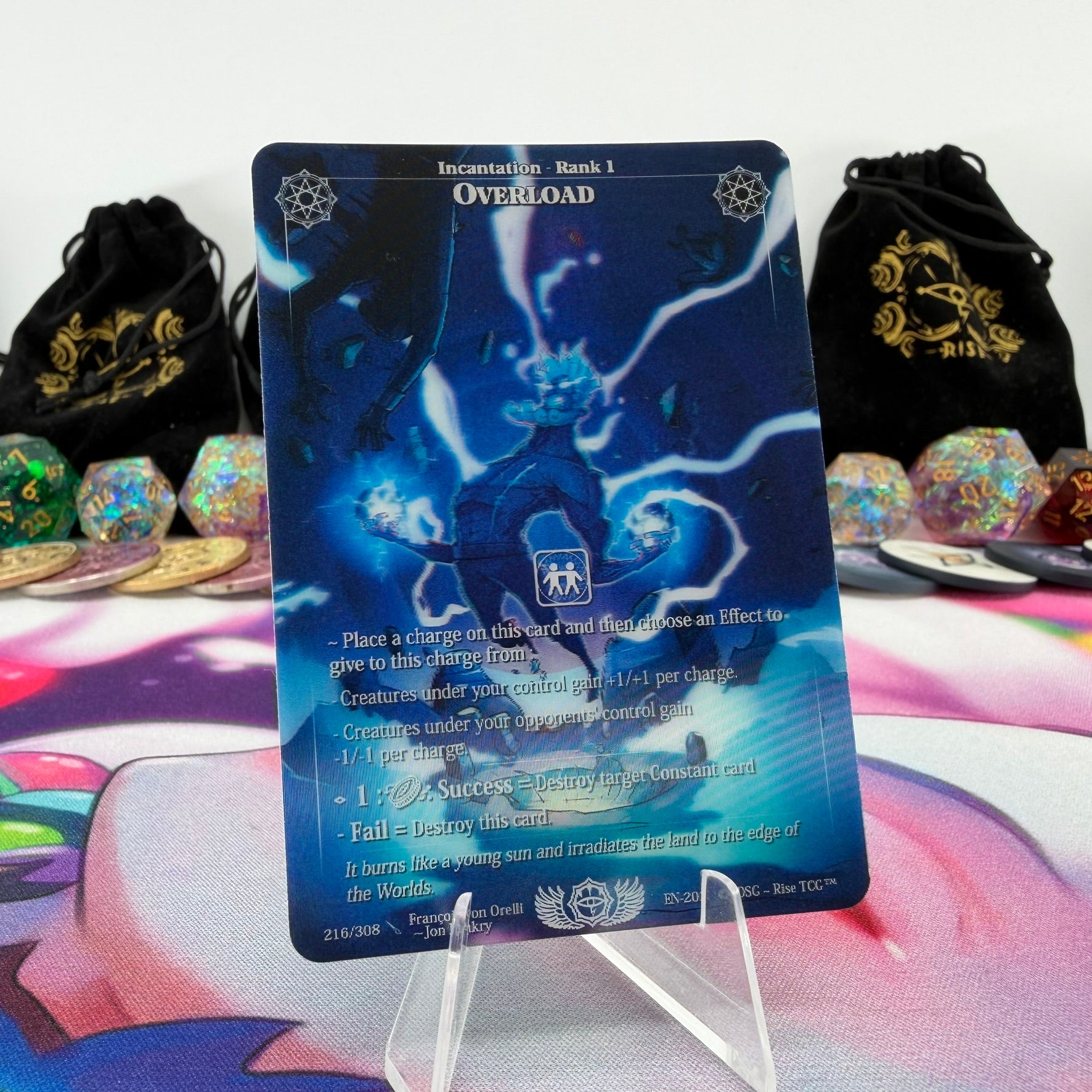 #623 Overload | 216/308 | Depth Lenticular | Lenticular Deck | Rare (EN)