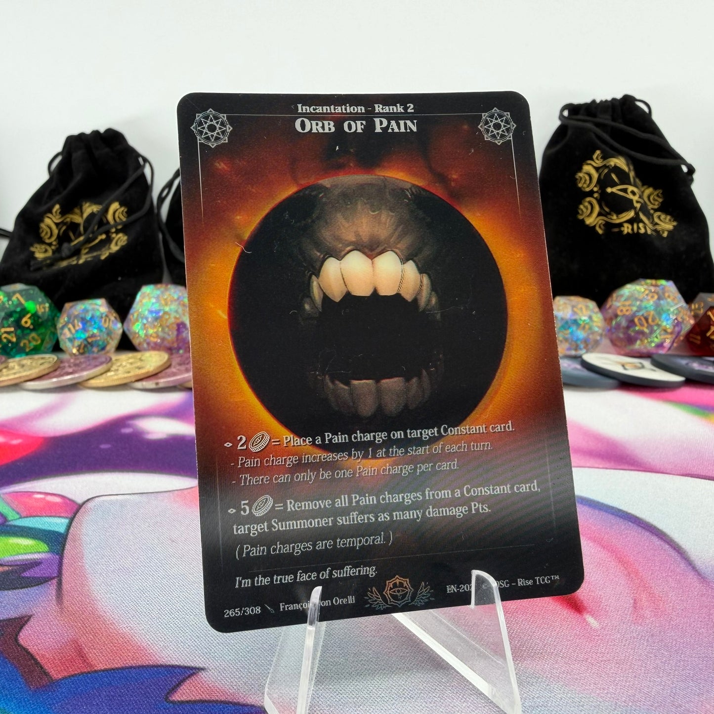 #625 Orb Of Pain | 265/308 | Depth Lenticular | Lenticular Deck | Uncommon (EN)