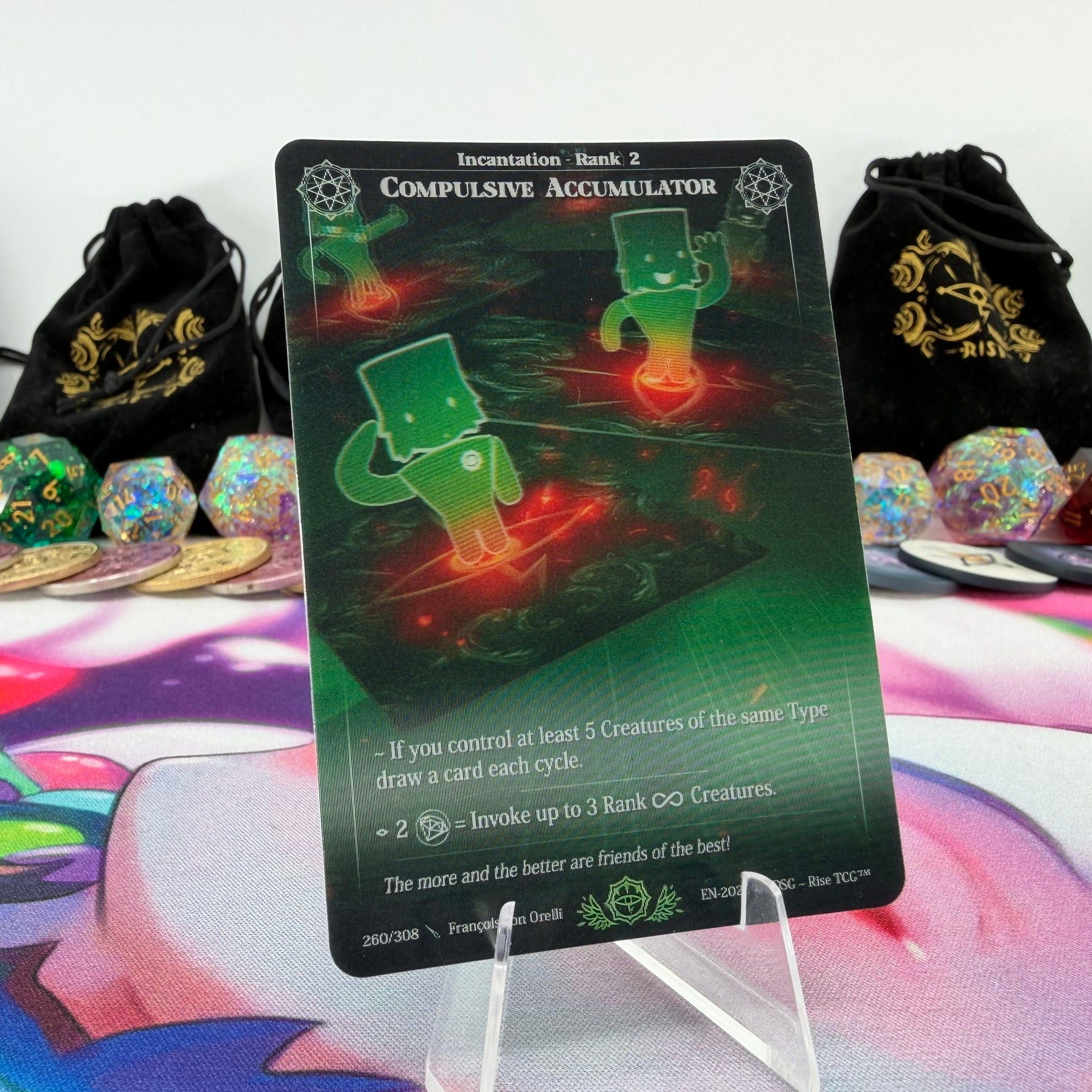 #626 Compulsive Accumulator | 260/308 | Depth Lenticular | Lenticular Deck | Uncommon (EN)