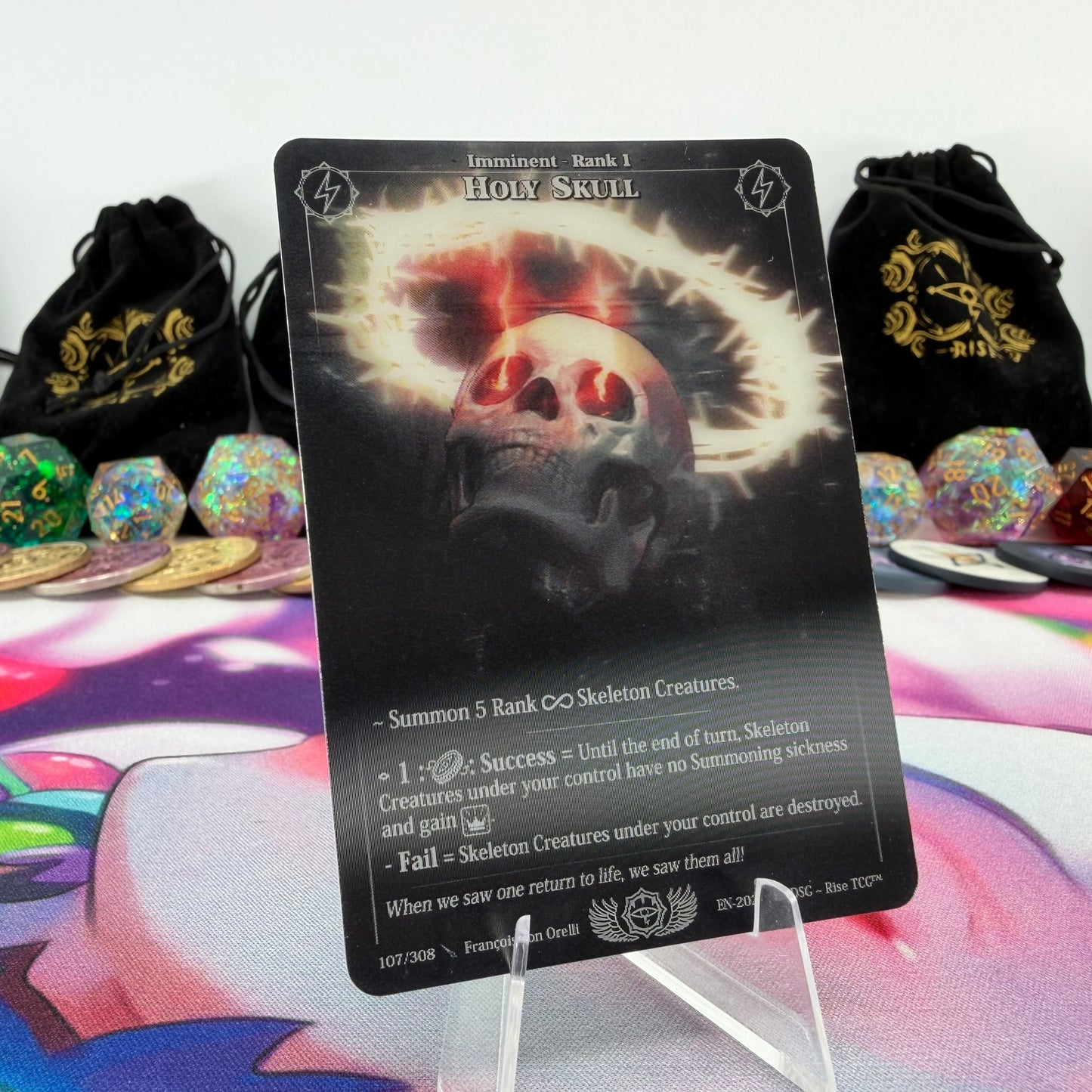 #636 Holy Skull | 107/308 | Depth Lenticular | Lenticular Deck | Rare (EN)
