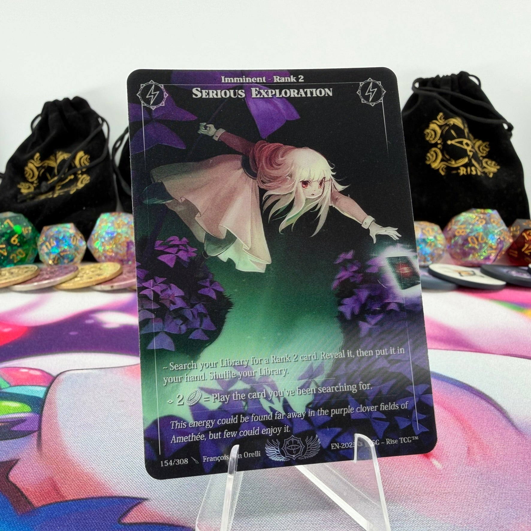 #643 Serious Exploration | 154/308 | Depth Lenticular | Lenticular Deck | Rare (EN)