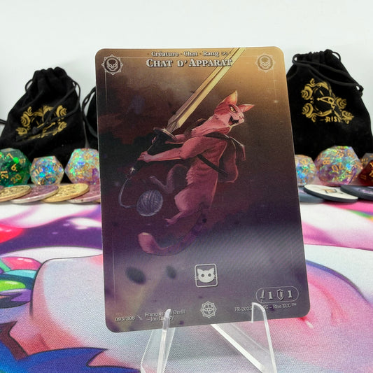#650 Chat D' Apparat | 093/308 | Depth Lenticular | Lenticular Deck | Common (FR)