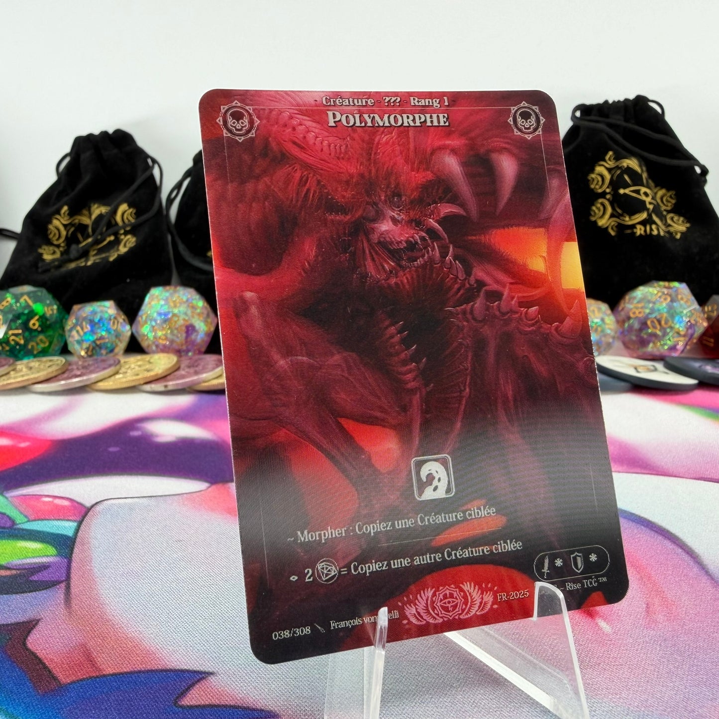 #654 Polymorphe | 038/308 | Depth Lenticular | Lenticular Deck | Legendary (FR)