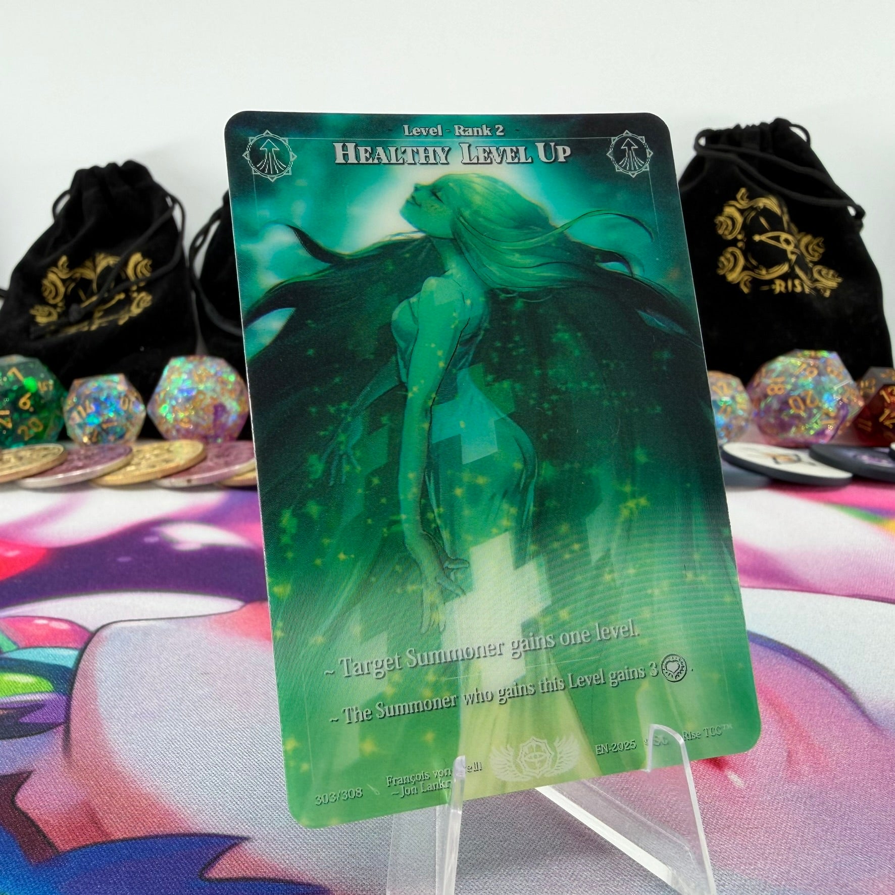 #656 Healthy Level Up | 303/308 | Depth Lenticular | Lenticular Deck | Rare (EN)