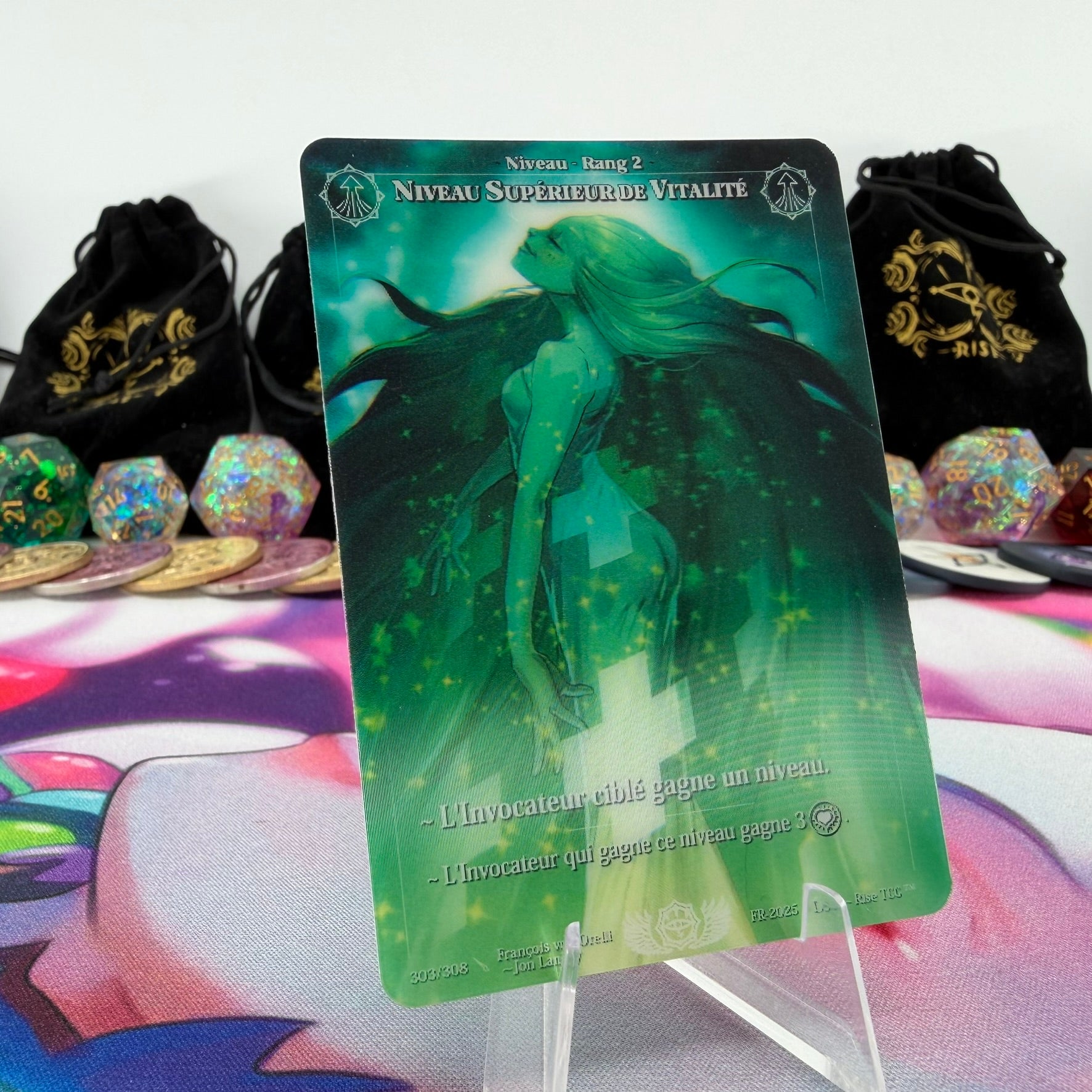 #657 Niveau Superieur De Vitalite | 303/308 | Depth Lenticular | Lenticular Deck | Rare (FR)