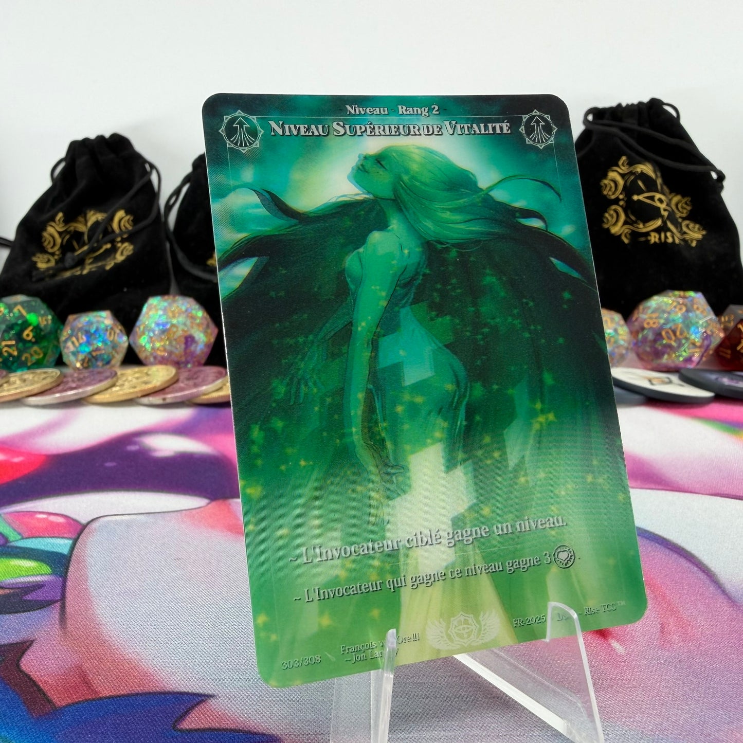 #659 Niveau Superieur De Vitalite | 303/308 | Depth Lenticular | Lenticular Deck | Rare (FR)