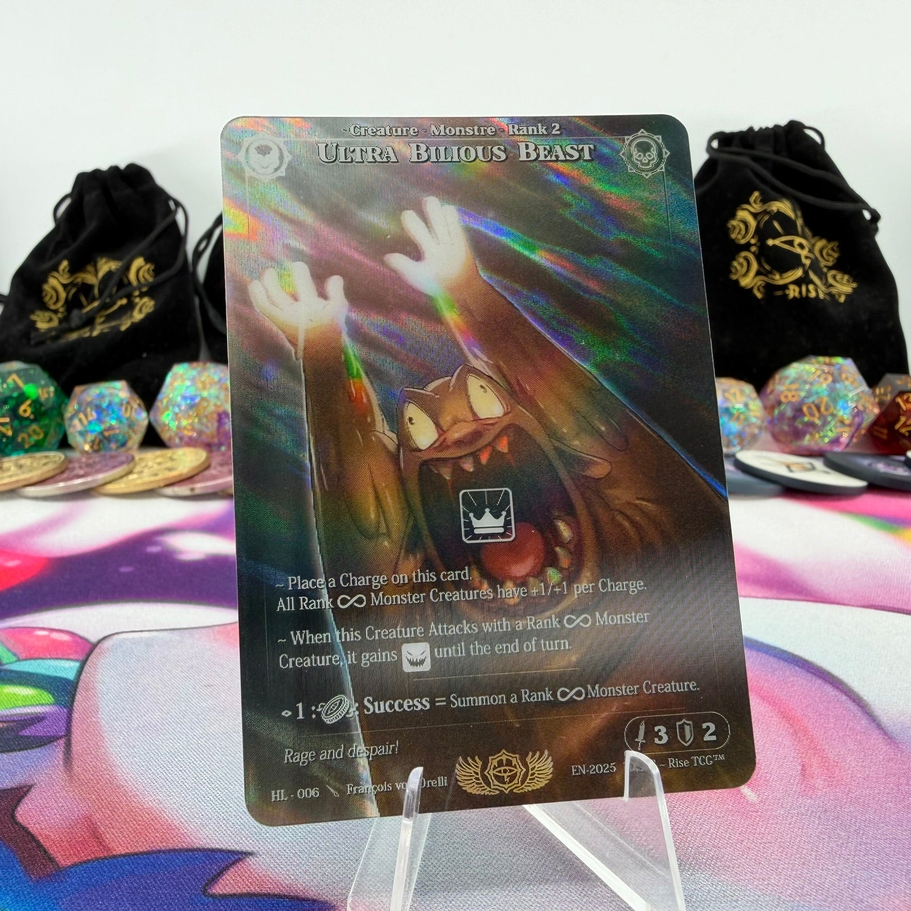 #664 Ultra Bilious Beast | HL - 006 | Chase Depth Lenticular | Rare (EN)
