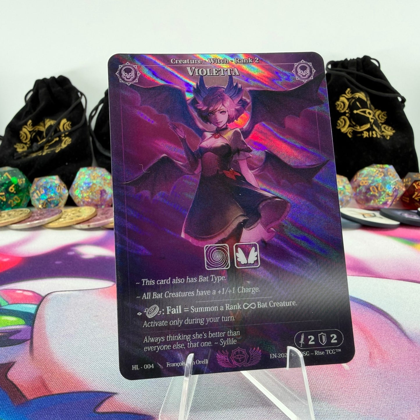 #665 Violetta | HL - 004 | Chase Depth Lenticular | Rare (EN)