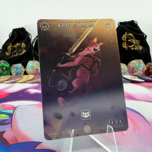 #671 Chat D' Apparat | 093/308 | Depth Lenticular | Lenticular Deck | Common (FR)