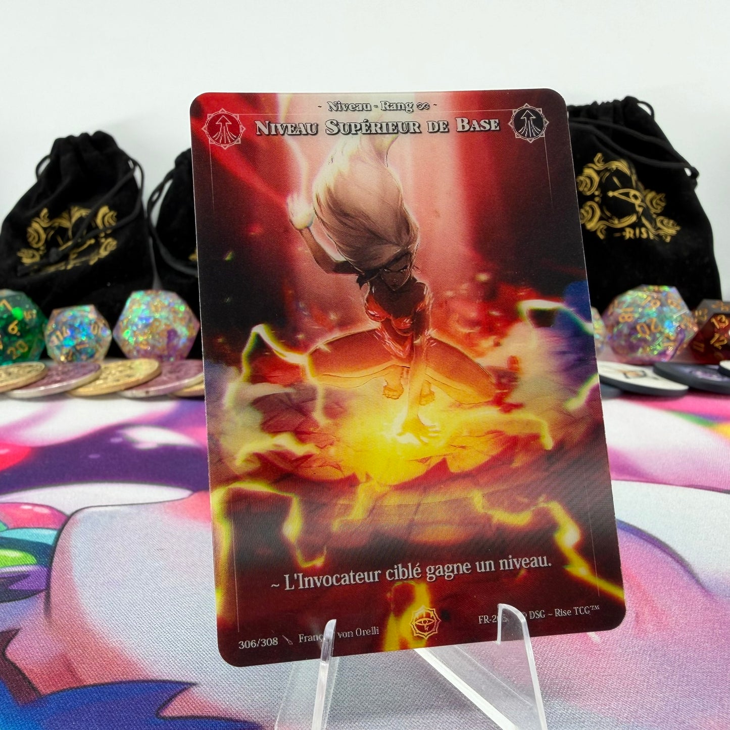 #673 Niveau Superieur De Base | 306/308 | Depth Lenticular | Lenticular Deck | Common (FR)