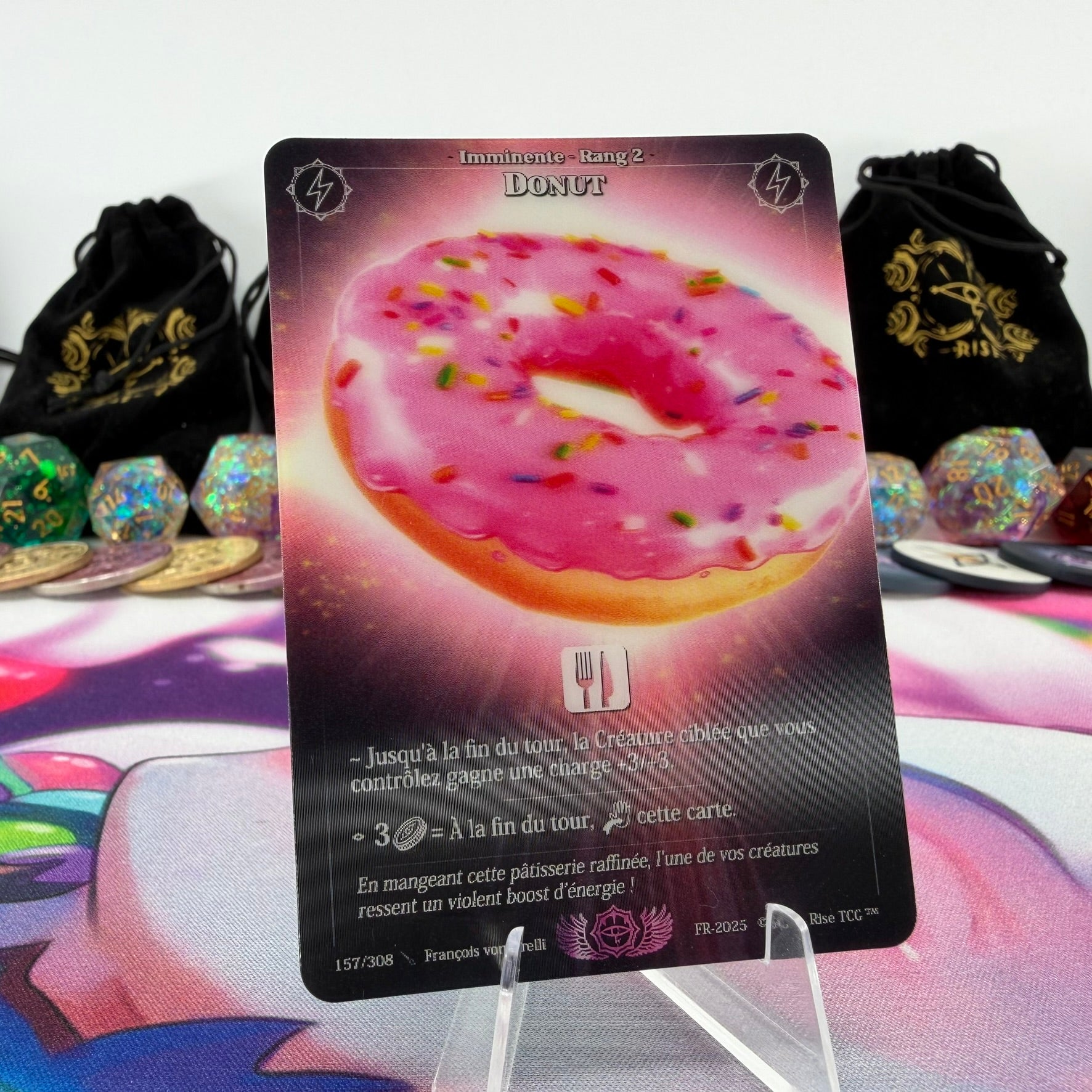 #675 Donut | 157/308 | Depth Lenticular | Lenticular Deck | Rare (FR)