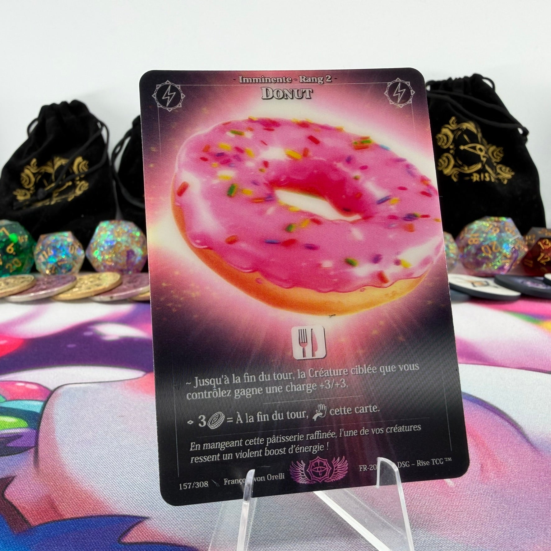 #676 Donut | 157/308 | Depth Lenticular | Lenticular Deck | Rare (FR)