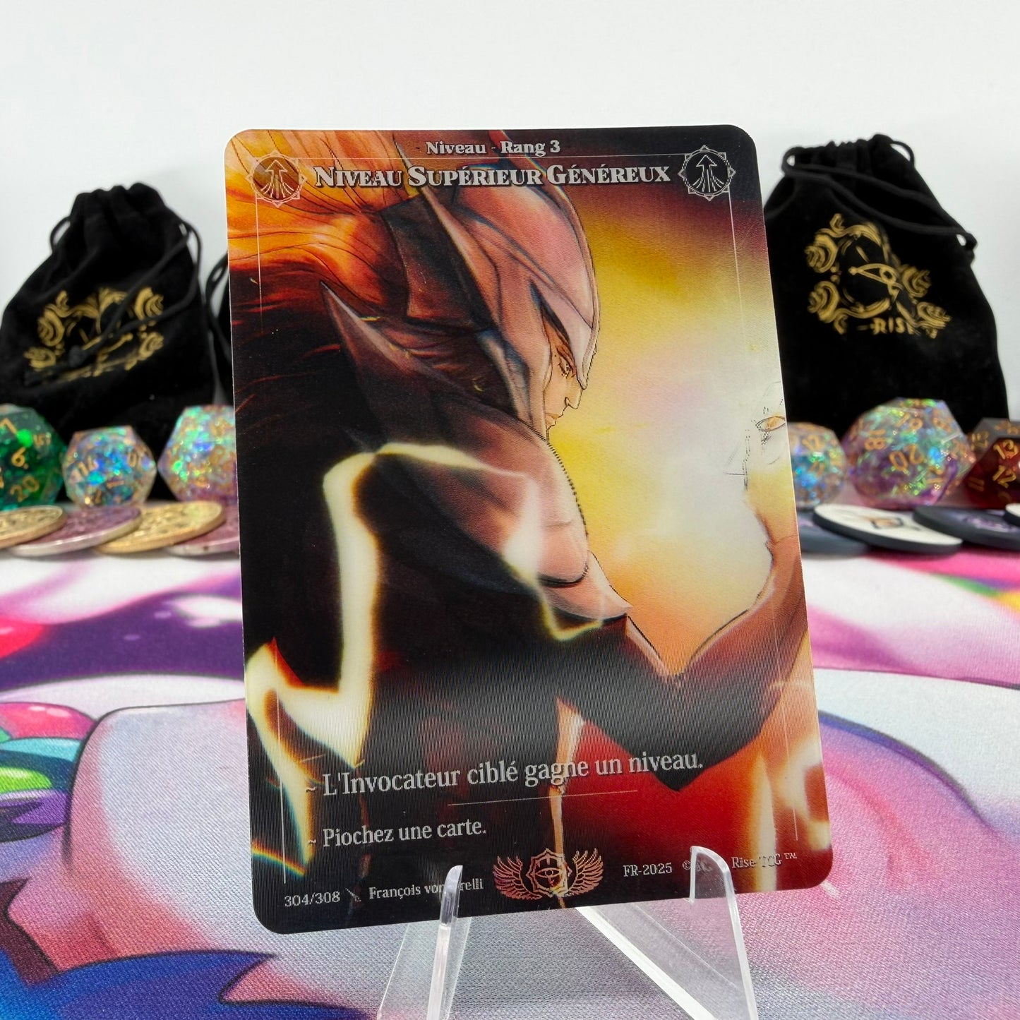 #680 Niveau Superieur Genereux | 304/308 | Depth Lenticular | Lenticular Deck | Rare (FR)