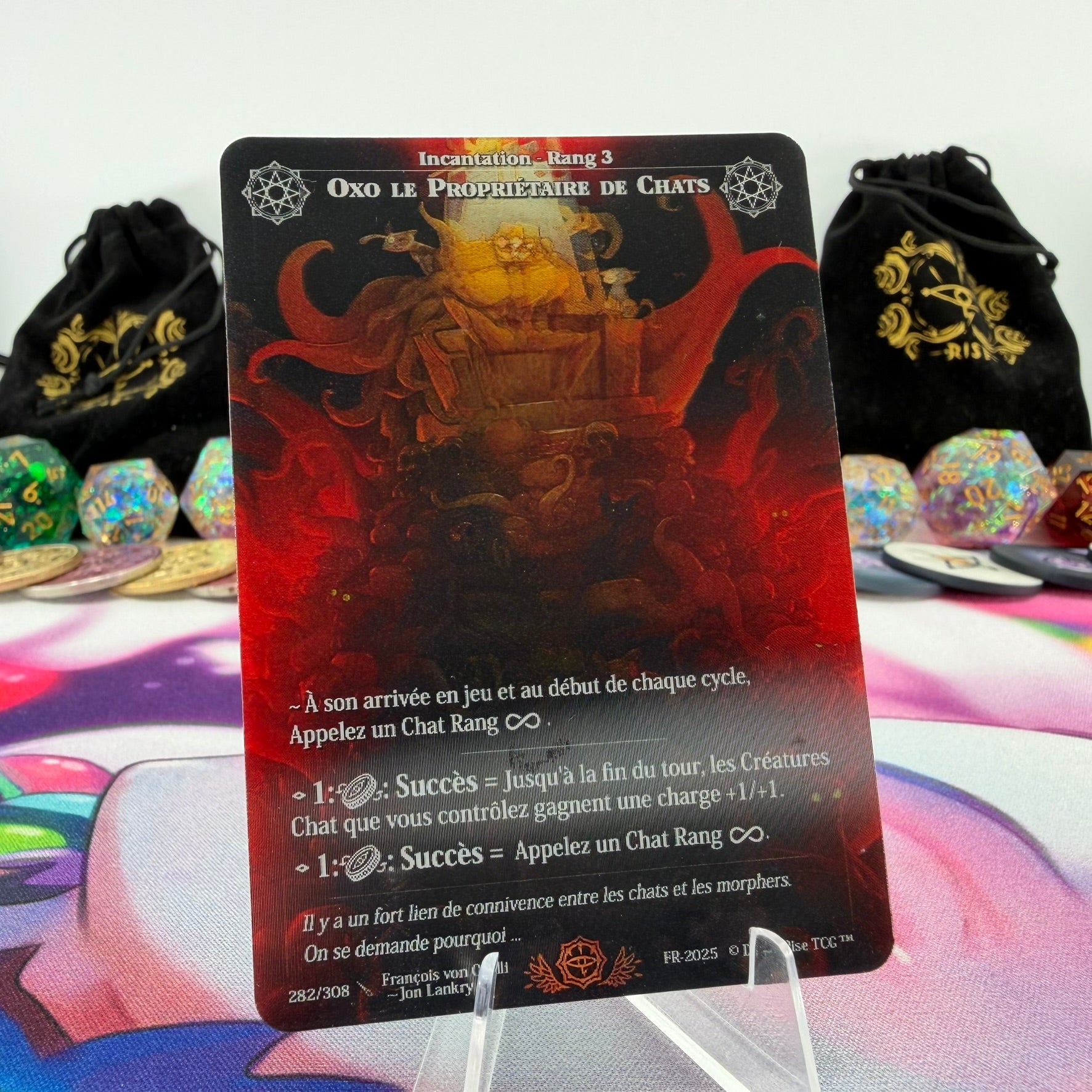#684 Oxo Le Proprietaire De Chats | 282/308 | Depth Lenticular | Lenticular Deck | Uncommon (FR)