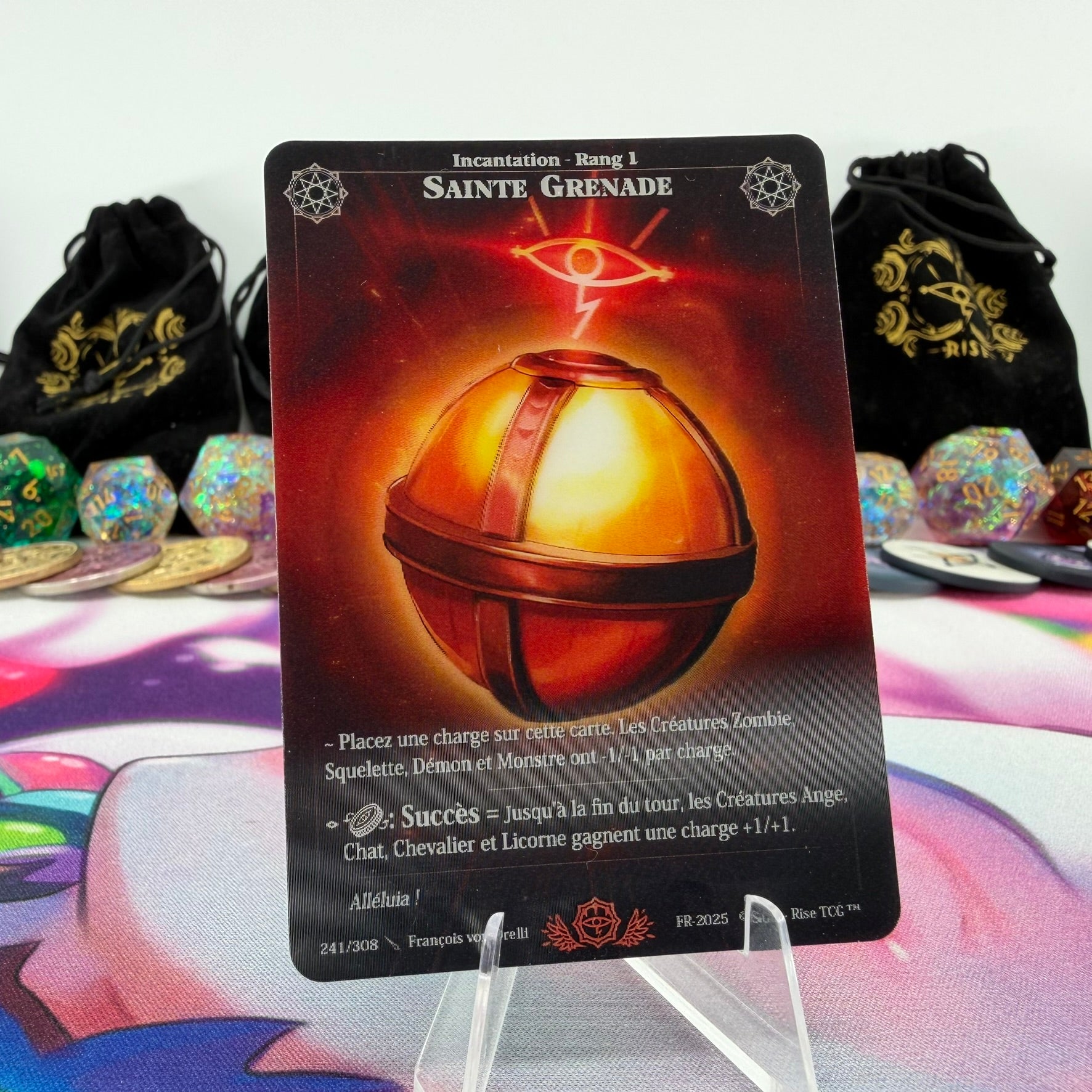 #687 Sainte Grenade | 241/308 | Depth Lenticular | Lenticular Deck | Uncommon (FR)