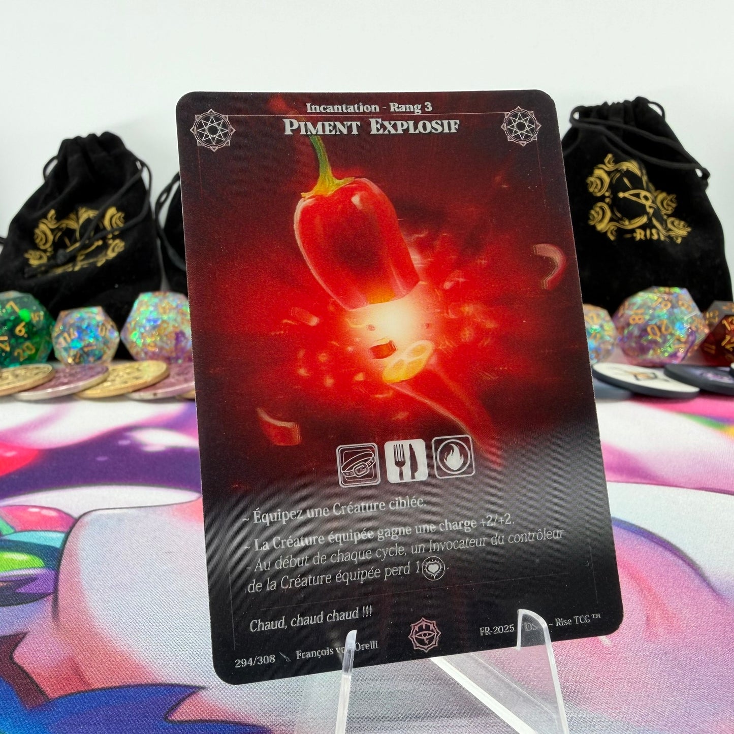 #690 Piment Explosif | 294/308 | Depth Lenticular | Lenticular Deck | Common (FR)