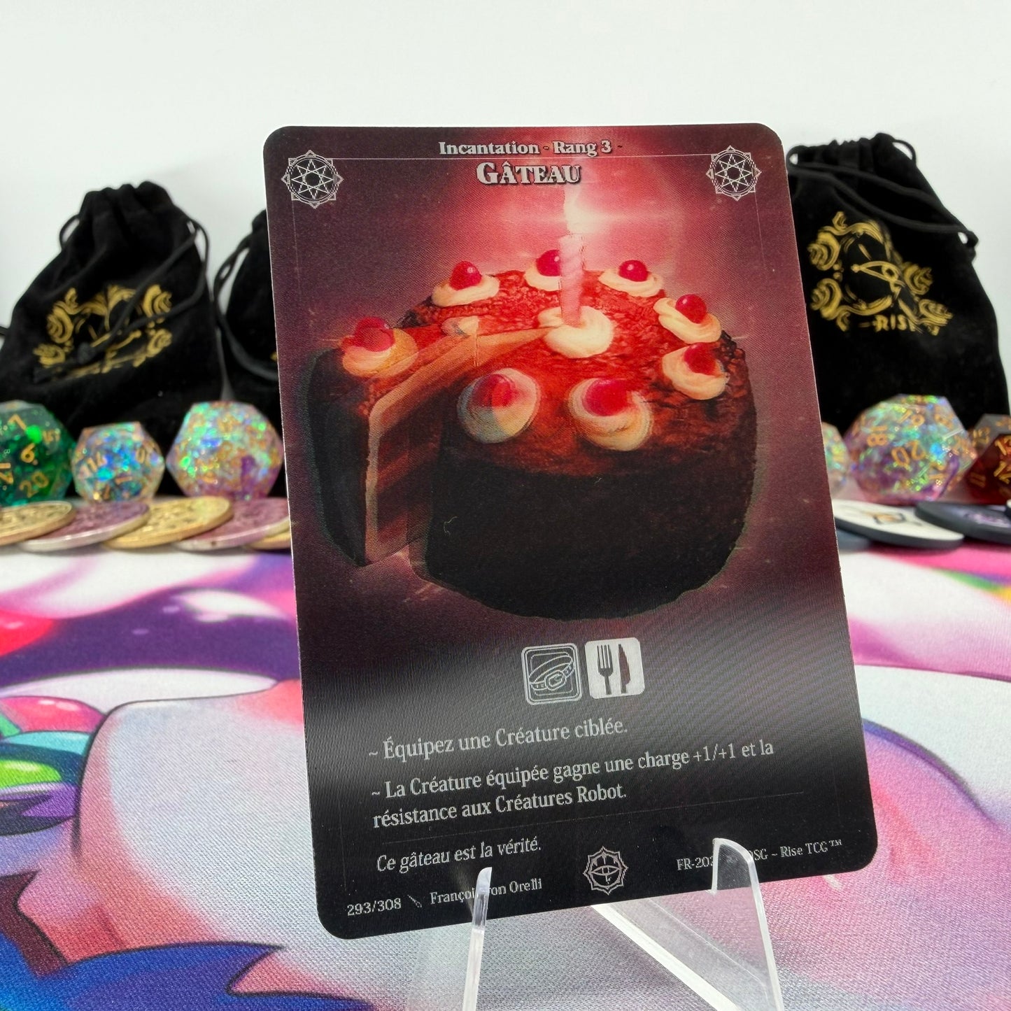 #691 Gateau | 293/308 | Depth Lenticular | Lenticular Deck | Common (FR)
