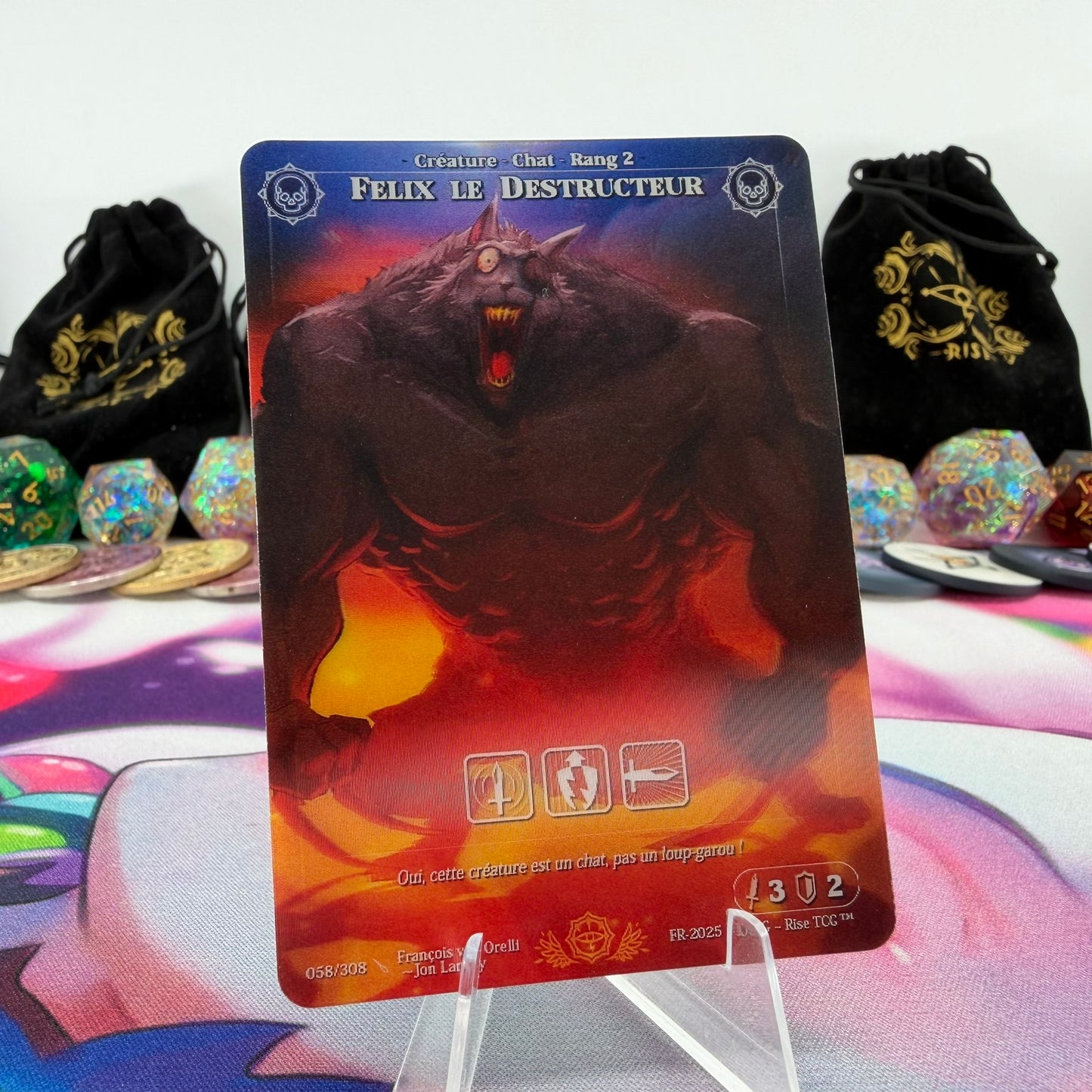 #699 Felix Le Destructeur | 058/308 | Depth Lenticular | Lenticular Deck | Uncommon (FR)