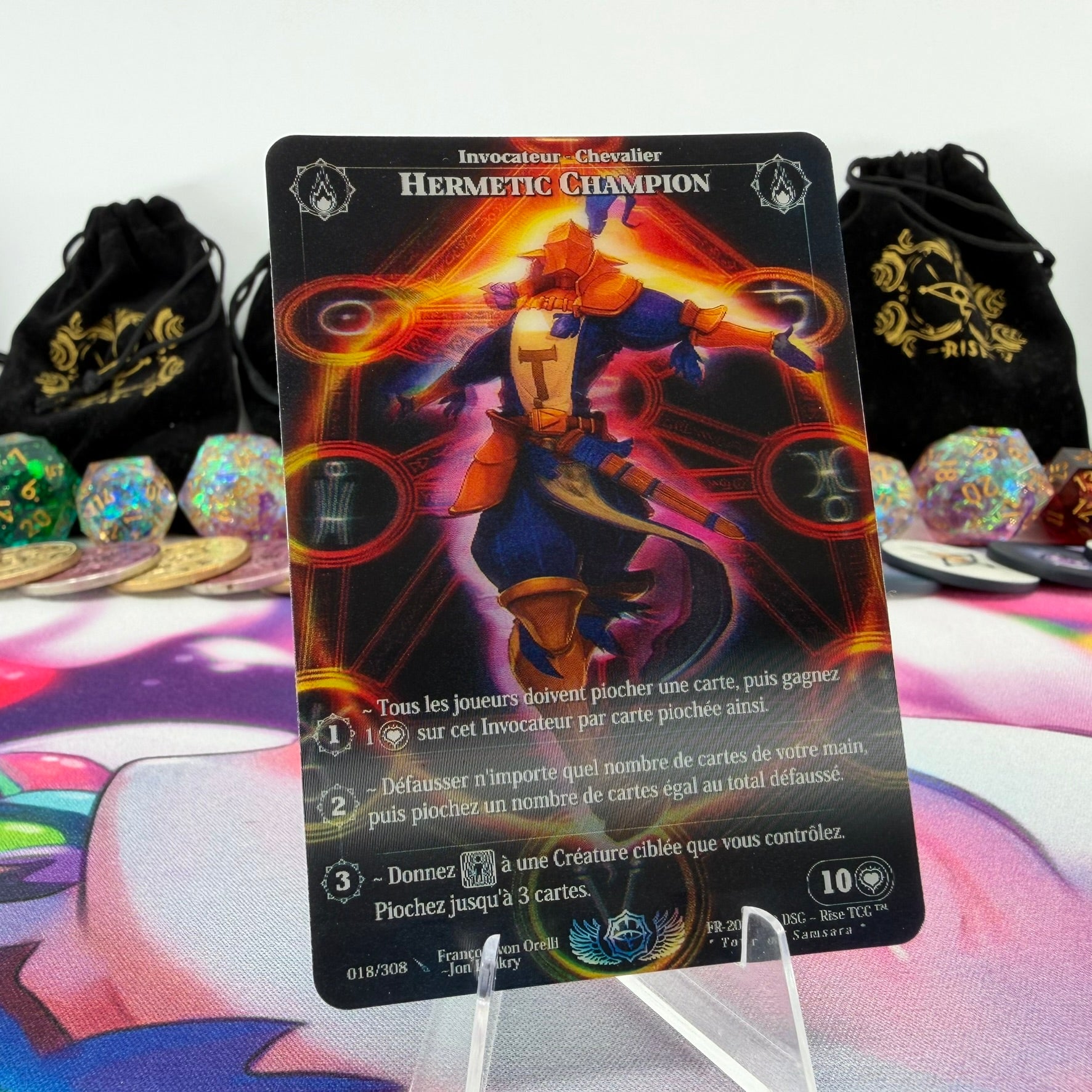 #703 Hermetic Champion | 018/308 | Depth Lenticular | Lenticular Deck | Rare (FR)