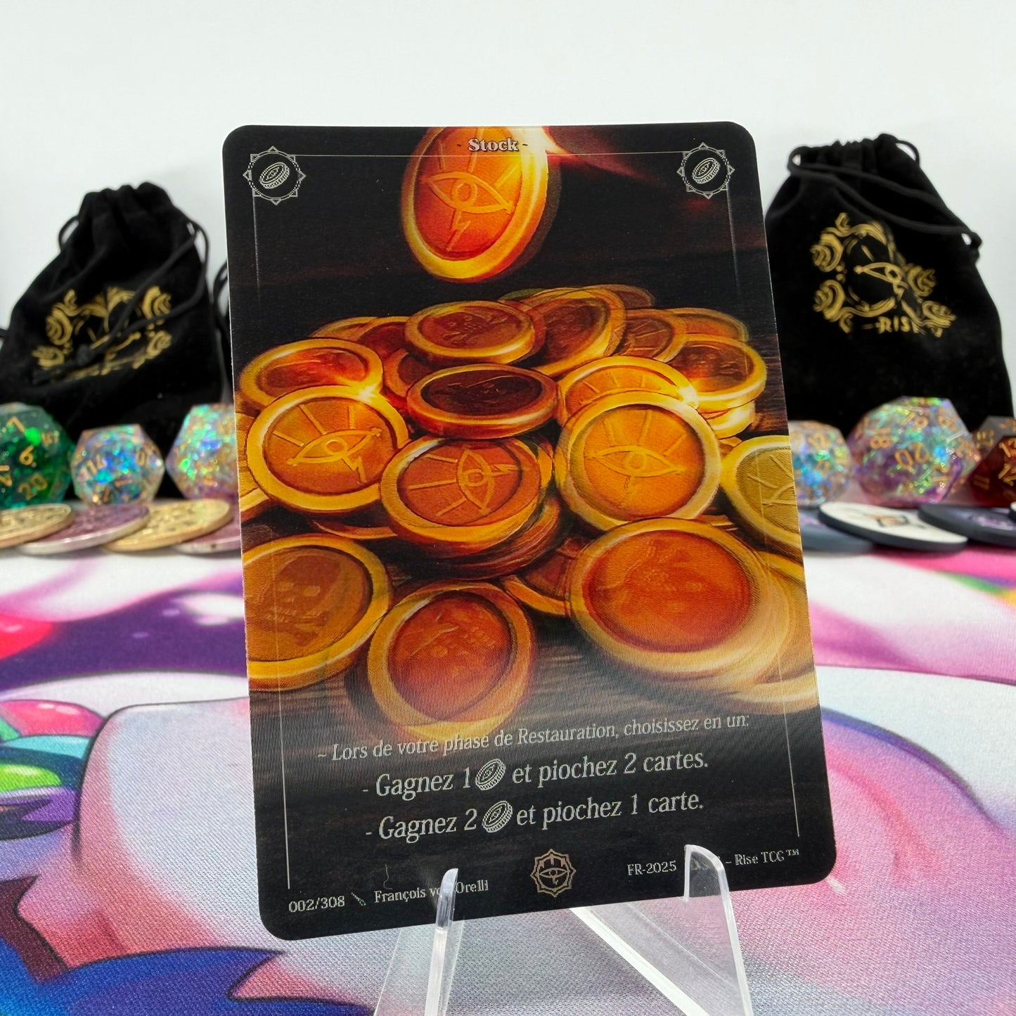 #704 Stock | 002/308 | Depth Lenticular | Lenticular Deck | Common (FR)
