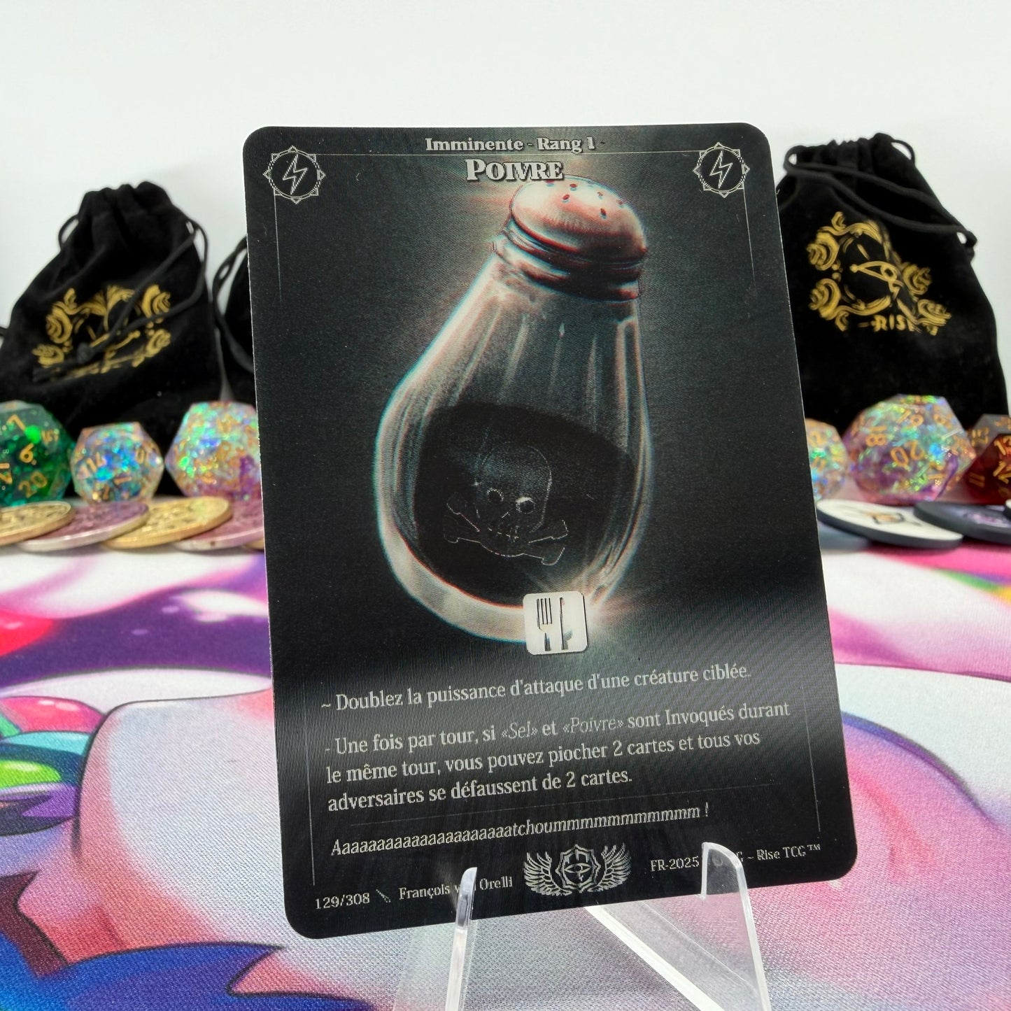 #708 Poivre | 129/308 | Depth Lenticular | Lenticular Deck | Rare (FR)