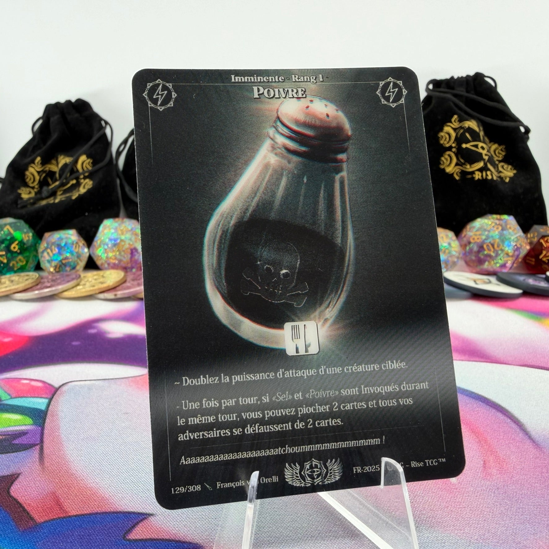 #708 Poivre | 129/308 | Depth Lenticular | Lenticular Deck | Rare (FR)