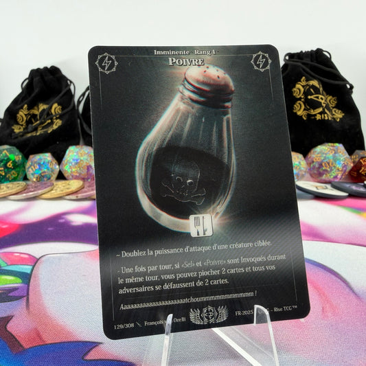 #708 Poivre | 129/308 | Depth Lenticular | Lenticular Deck | Rare (FR)