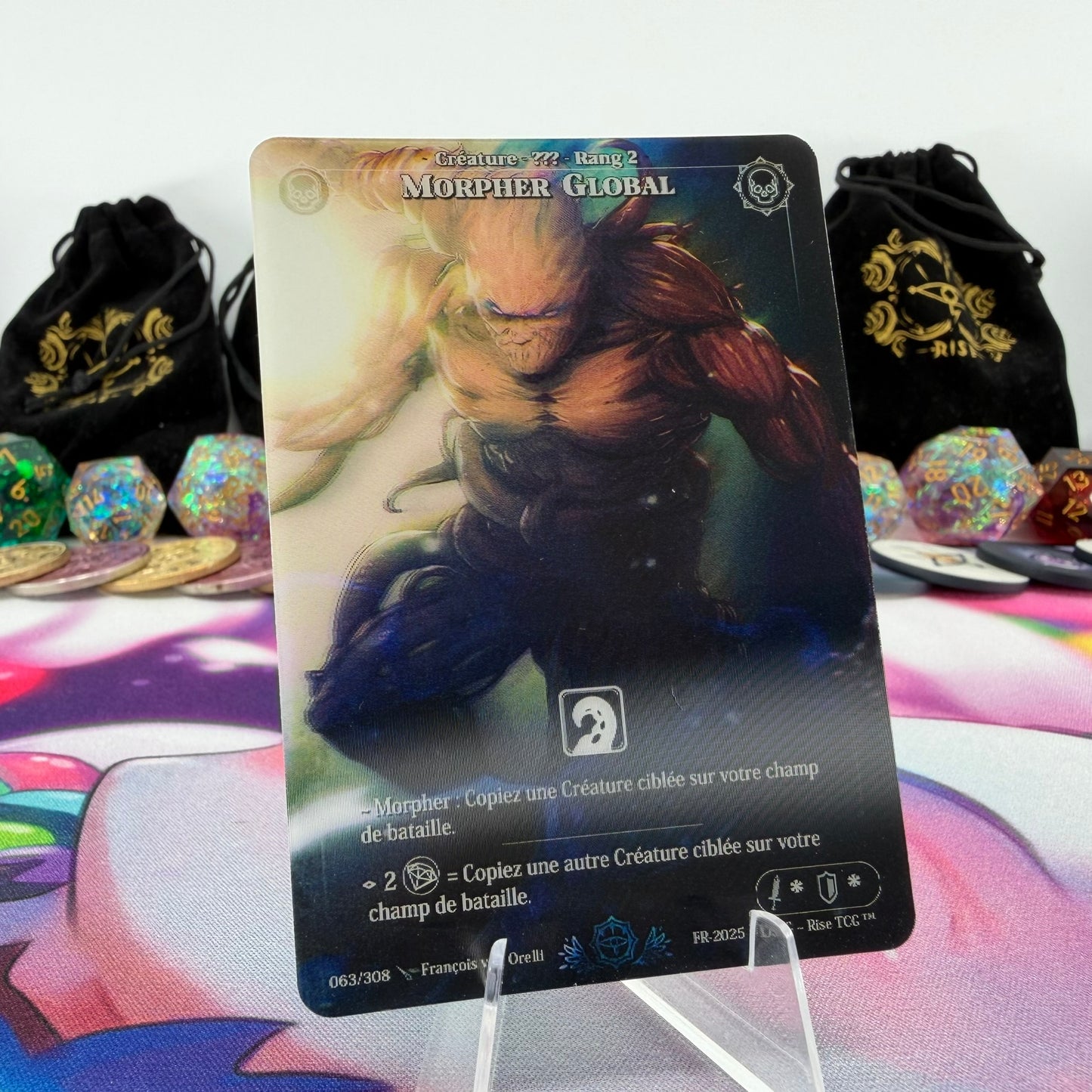 #710 Morpher Global | 063/308 | Depth Lenticular | Lenticular Deck | Uncommon (FR)
