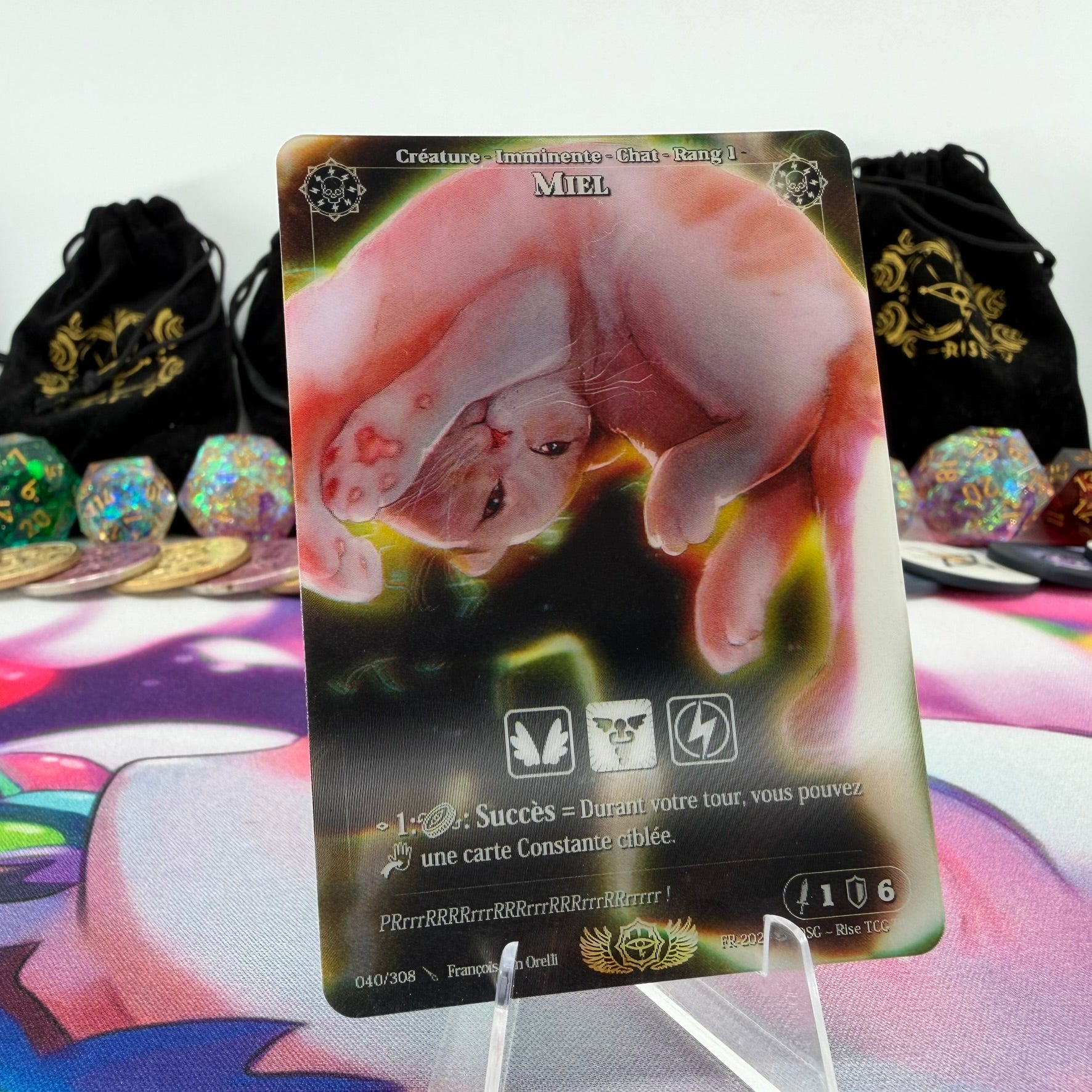 #711 Miel | 040/308 | Depth Lenticular | Lenticular Deck | Rare (FR)