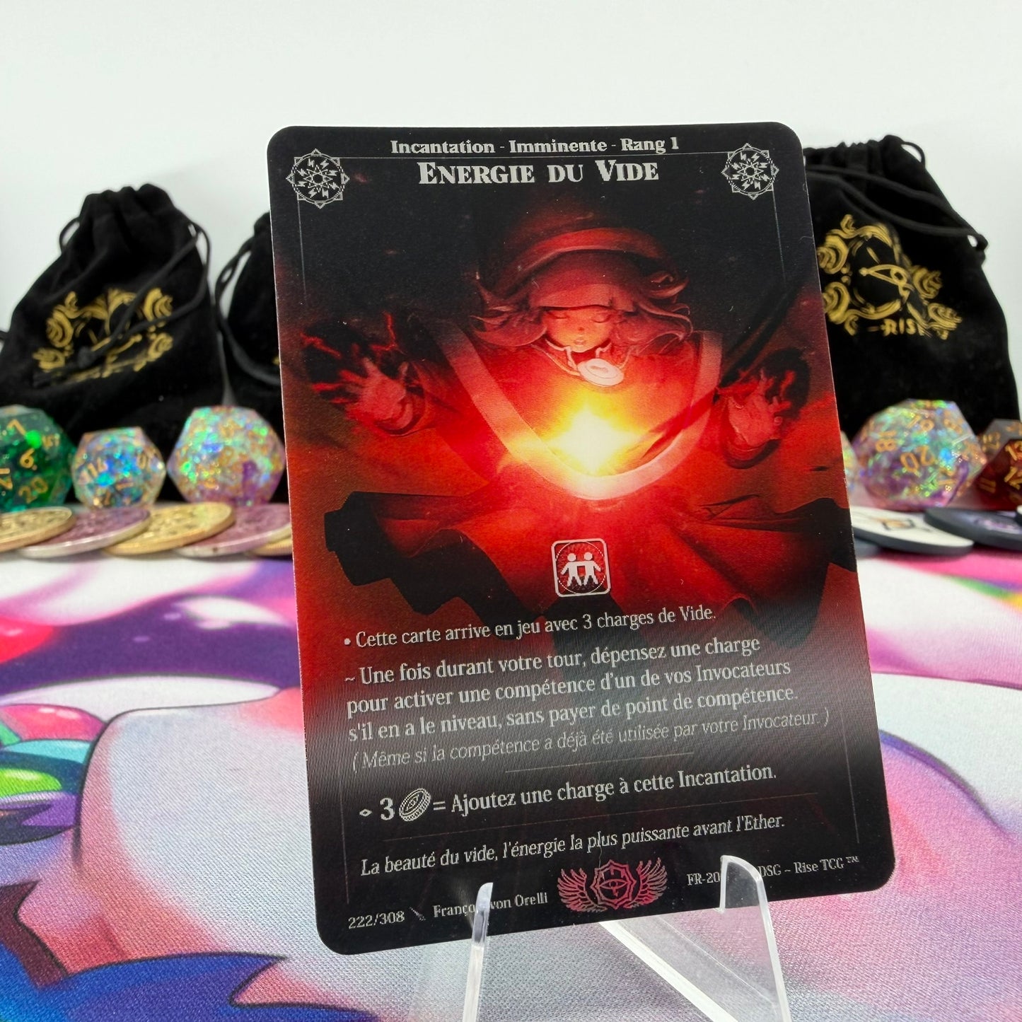 #713 Energie Du Vide | 222/308 | Depth Lenticular | Lenticular Deck | Rare (FR)