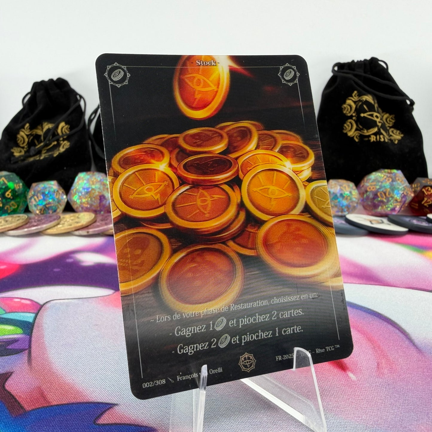 #726 Stock | 002/308 | Depth Lenticular | Lenticular Deck | Common (FR)