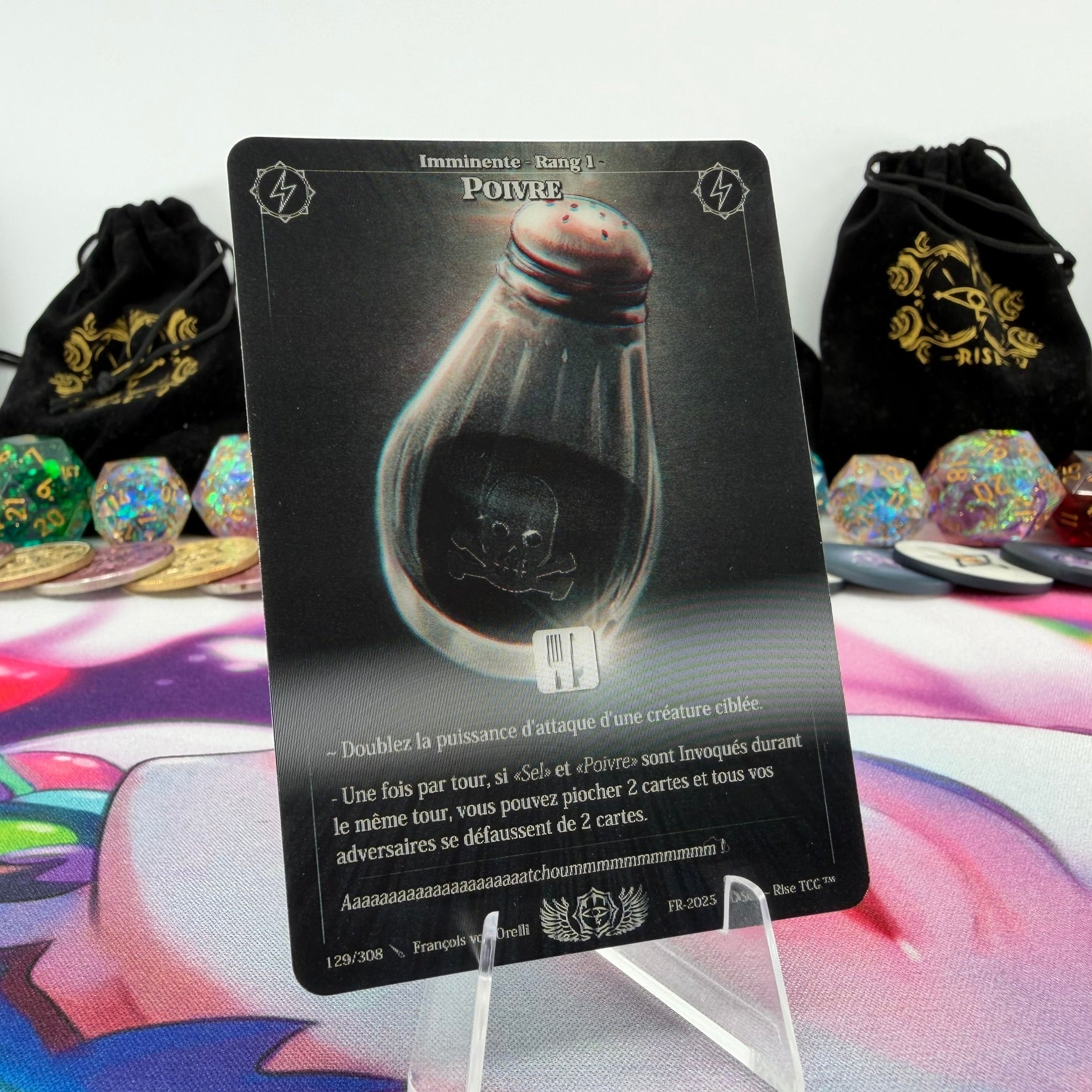 #730 Poivre | 129/308 | Depth Lenticular | Lenticular Deck | Rare (FR)