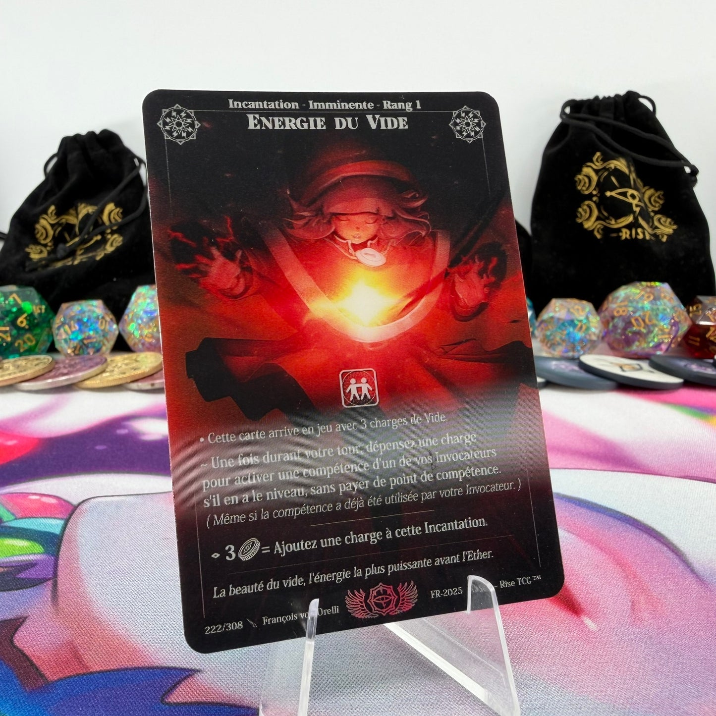 #735 Energie Du Vide | 222/308 | Depth Lenticular | Lenticular Deck | Rare (FR)