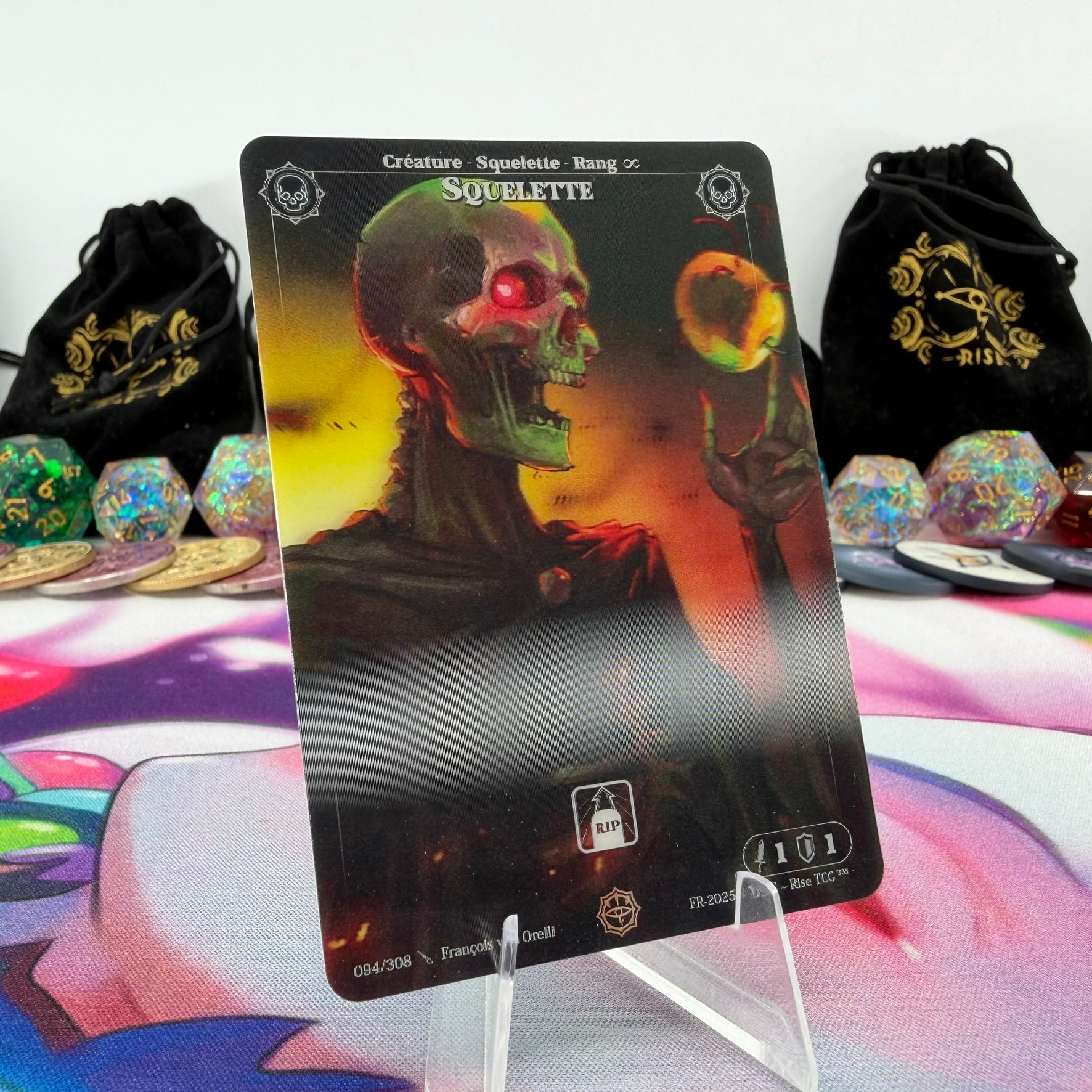 #741 Squelette | 094/308 | Depth Lenticular | Lenticular Deck | Common (FR)