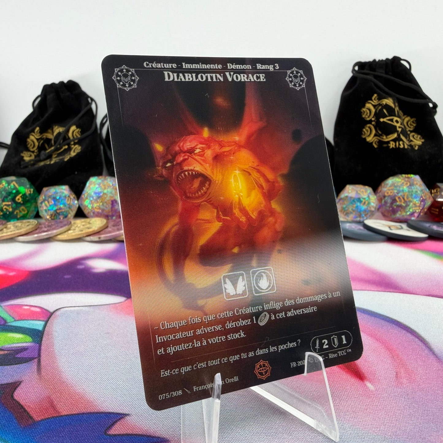 #745 Diablotin Vorace | 075/308 | Depth Lenticular | Lenticular Deck | Common (FR)