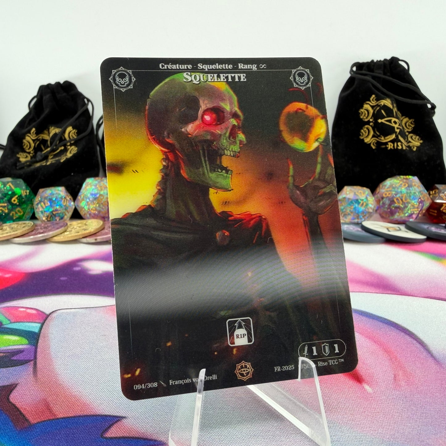 #747 Squelette | 094/308 | Depth Lenticular | Lenticular Deck | Common (FR)