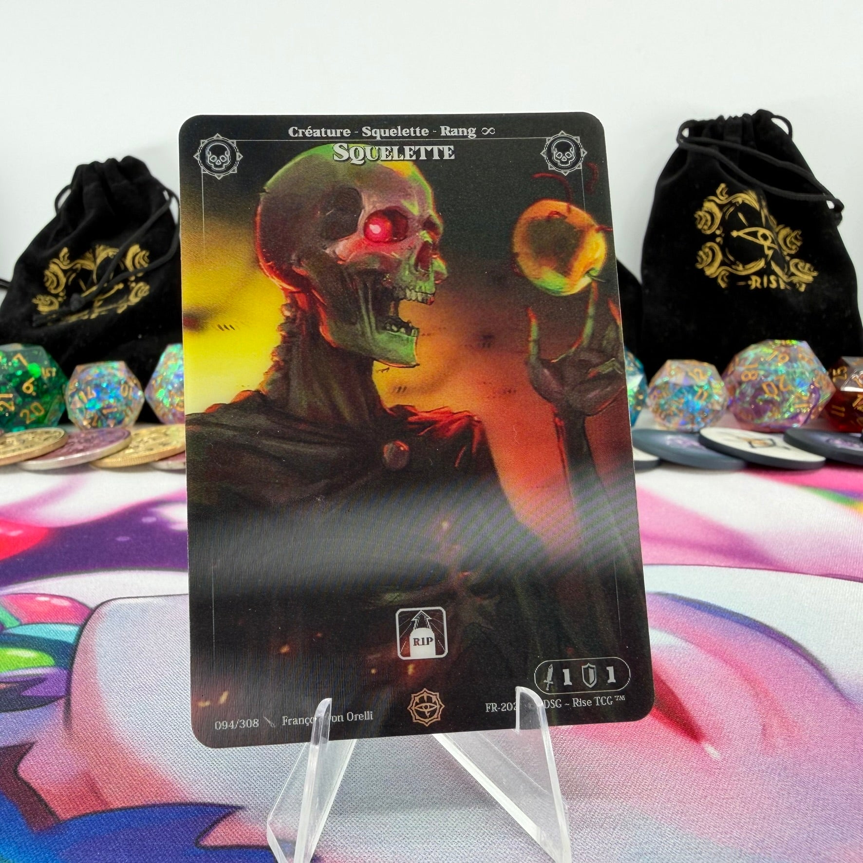 #753 Squelette | 094/308 | Depth Lenticular | Lenticular Deck | Common (FR)