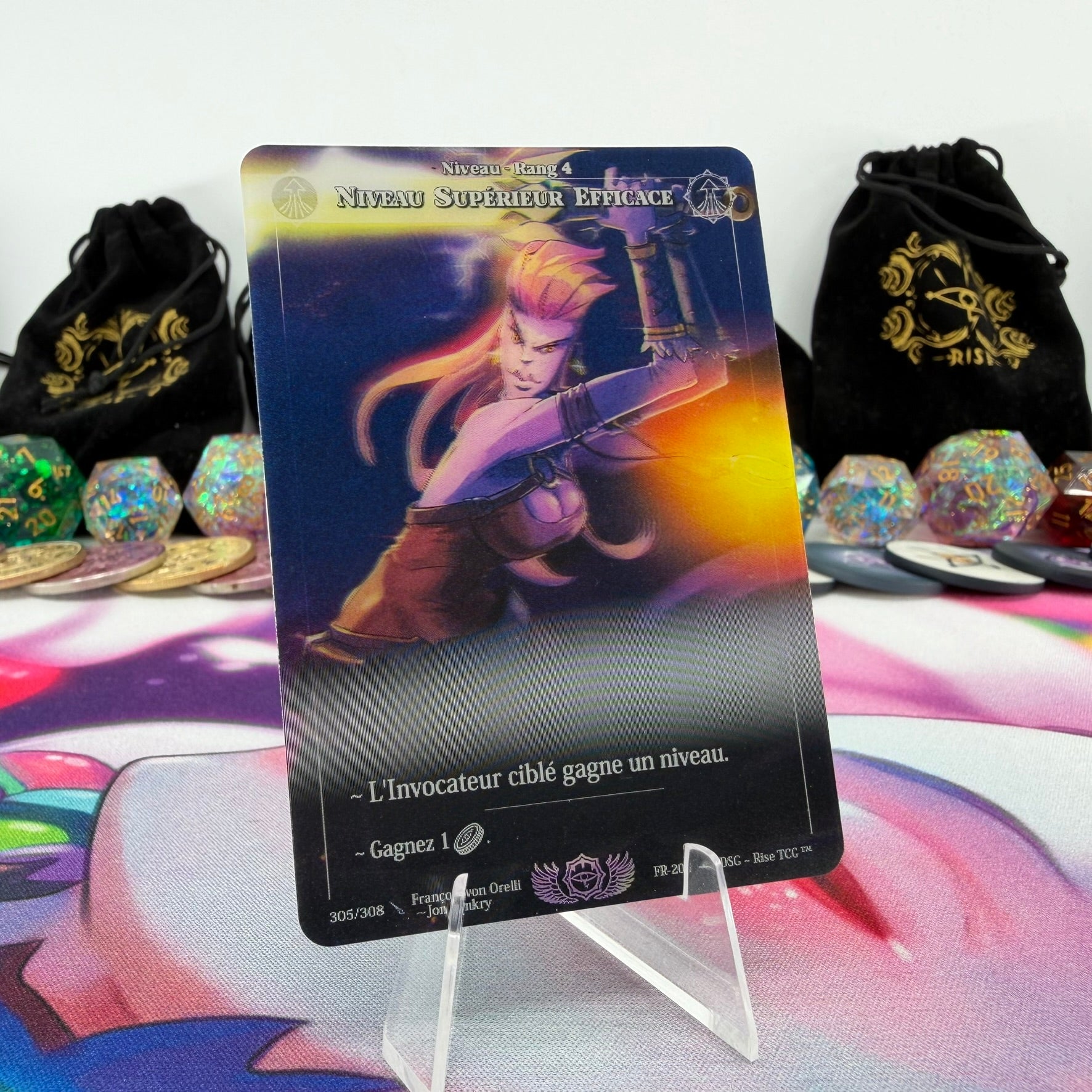 #756 Niveau Superieur Efficace | 305/308 | Depth Lenticular | Lenticular Deck | Rare (FR)