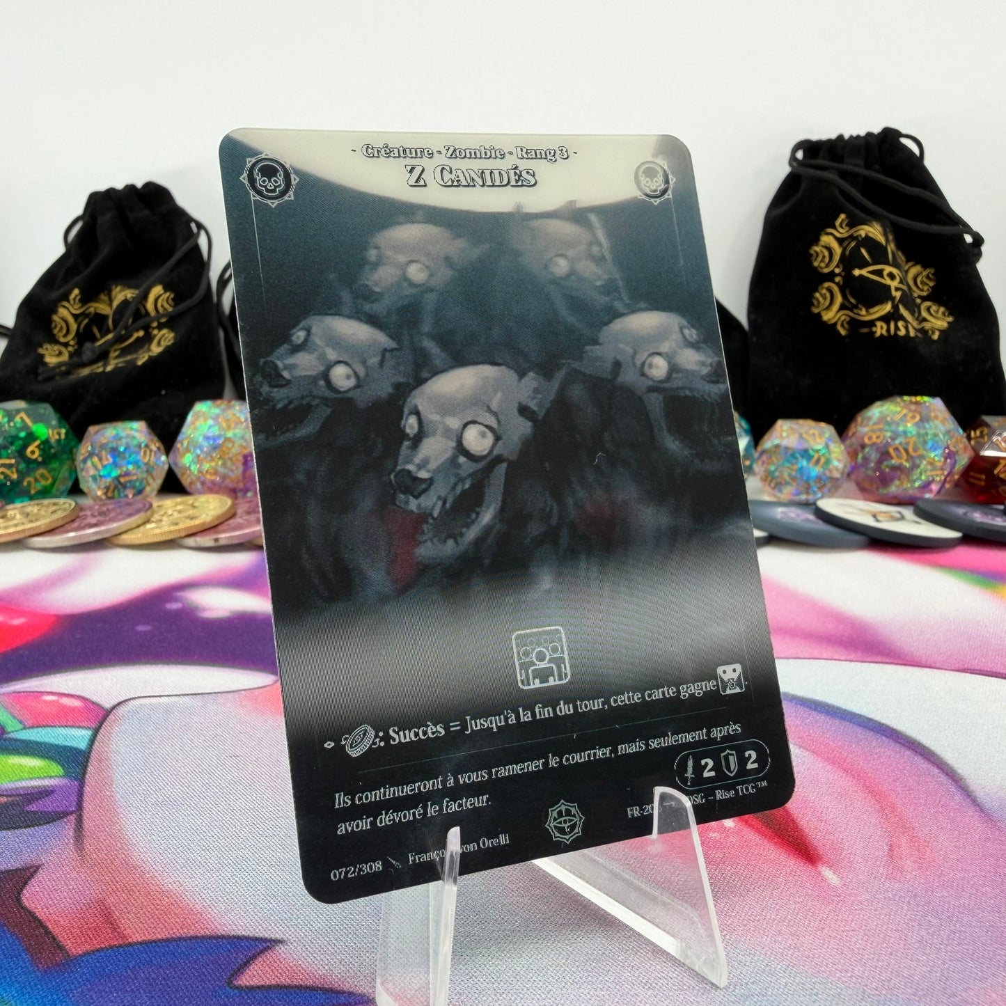 #761 Z Canides | 072/308 | Depth Lenticular | Lenticular Deck | Common (FR)