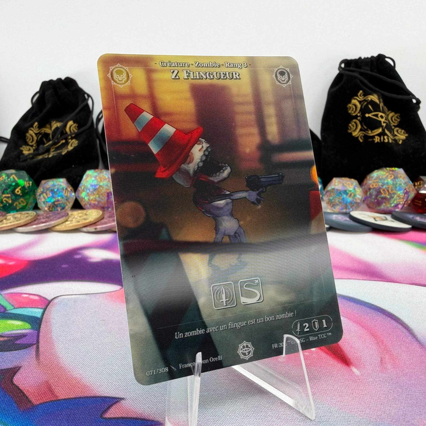 #763 Z Flingueur | 071/308 | Depth Lenticular | Lenticular Deck | Common (FR)